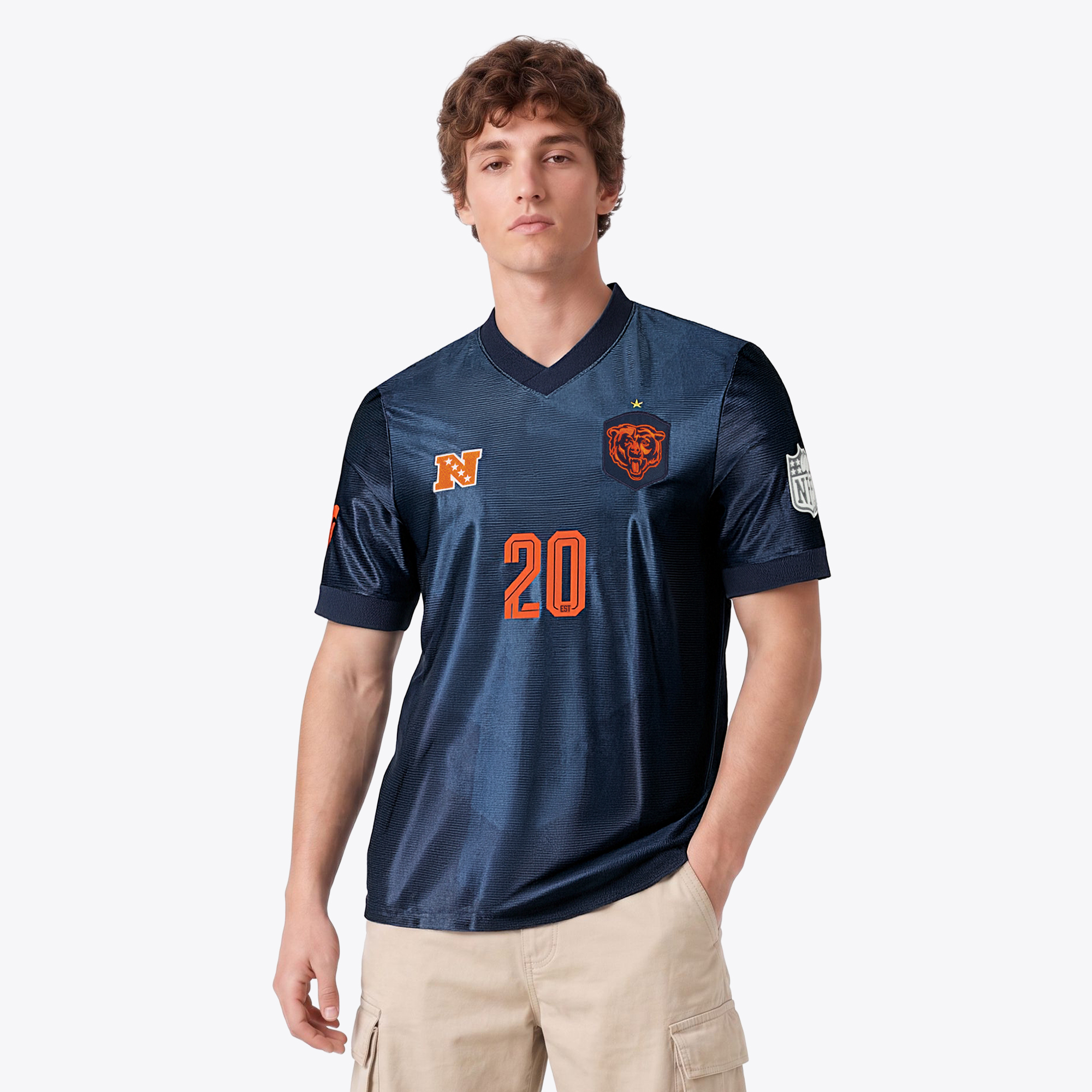 Chicago Bears  Football x Football Fan Top 2026 - Unisex, , rebel_hi-res