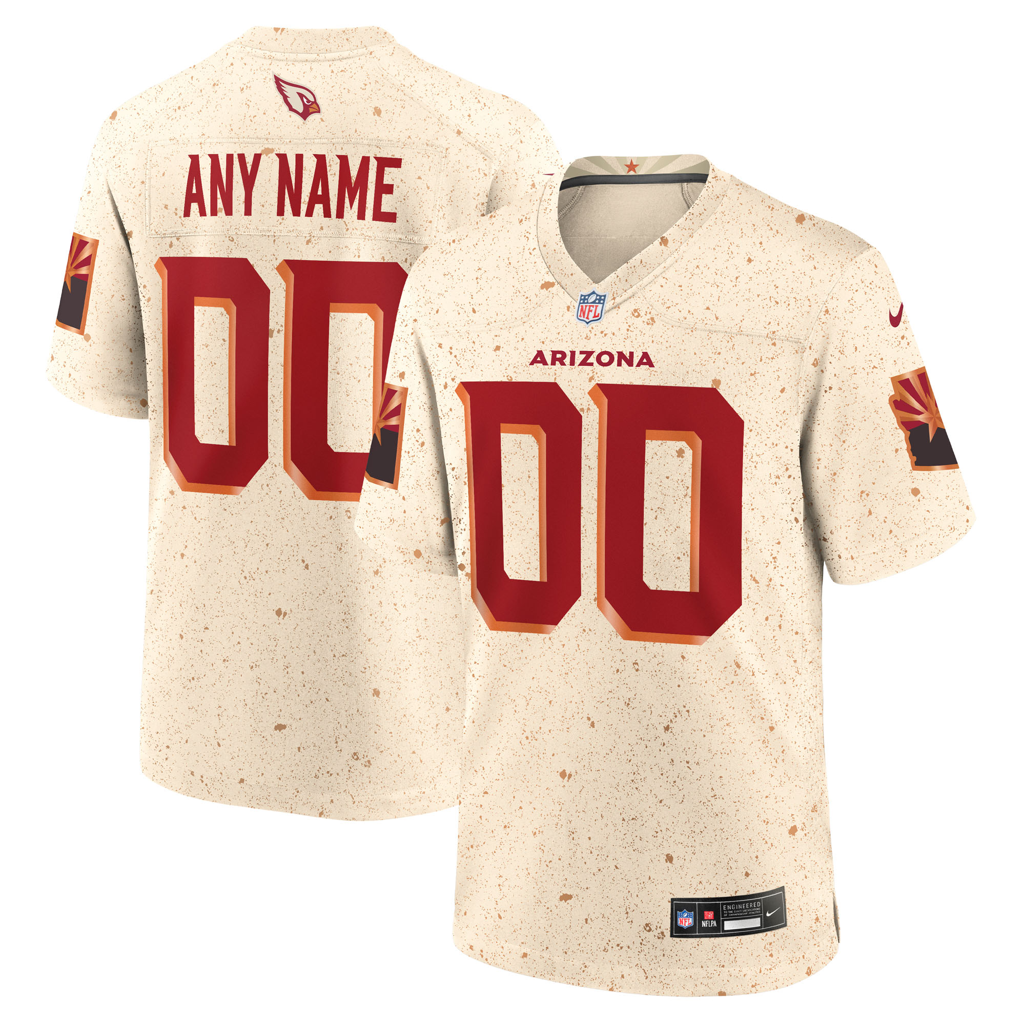 Arizona Cardinals Nike Rivalries Game Jersey - Custom - Mens, , rebel_hi-res