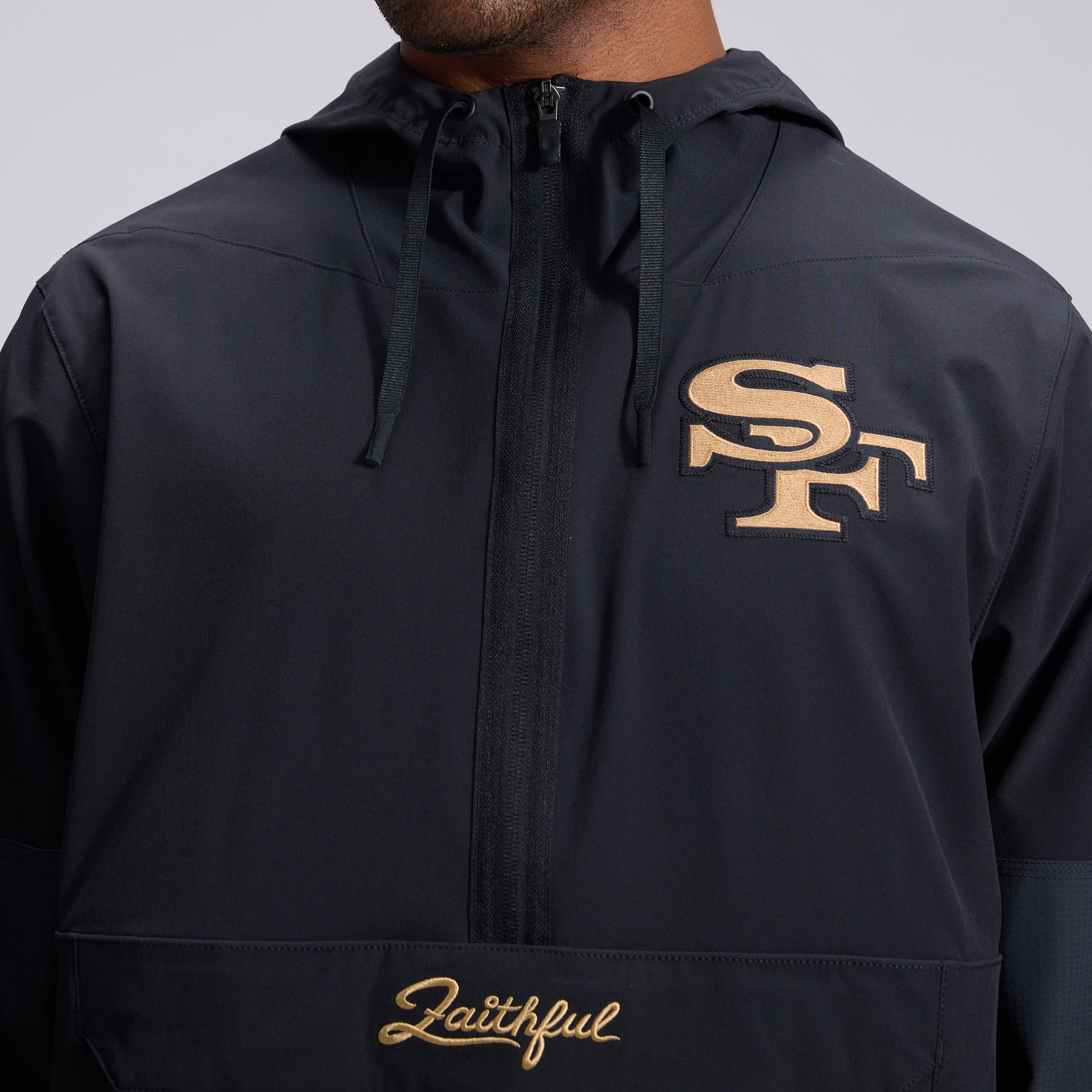San Francisco 49ers Nike Rivalries Anorak - Mens, , rebel_hi-res