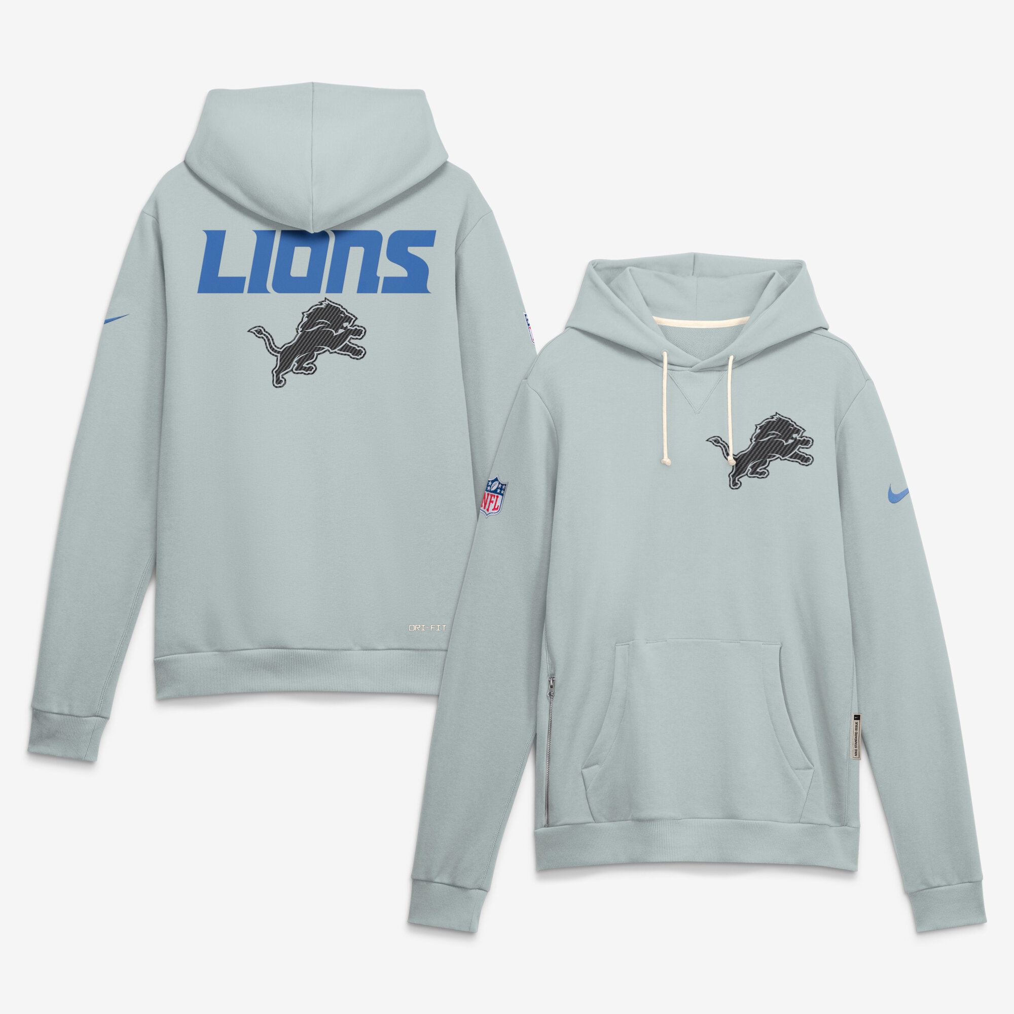 Detroit Lions Nike Rivalries Dri-FIT Hoodie - Mens, , rebel_hi-res