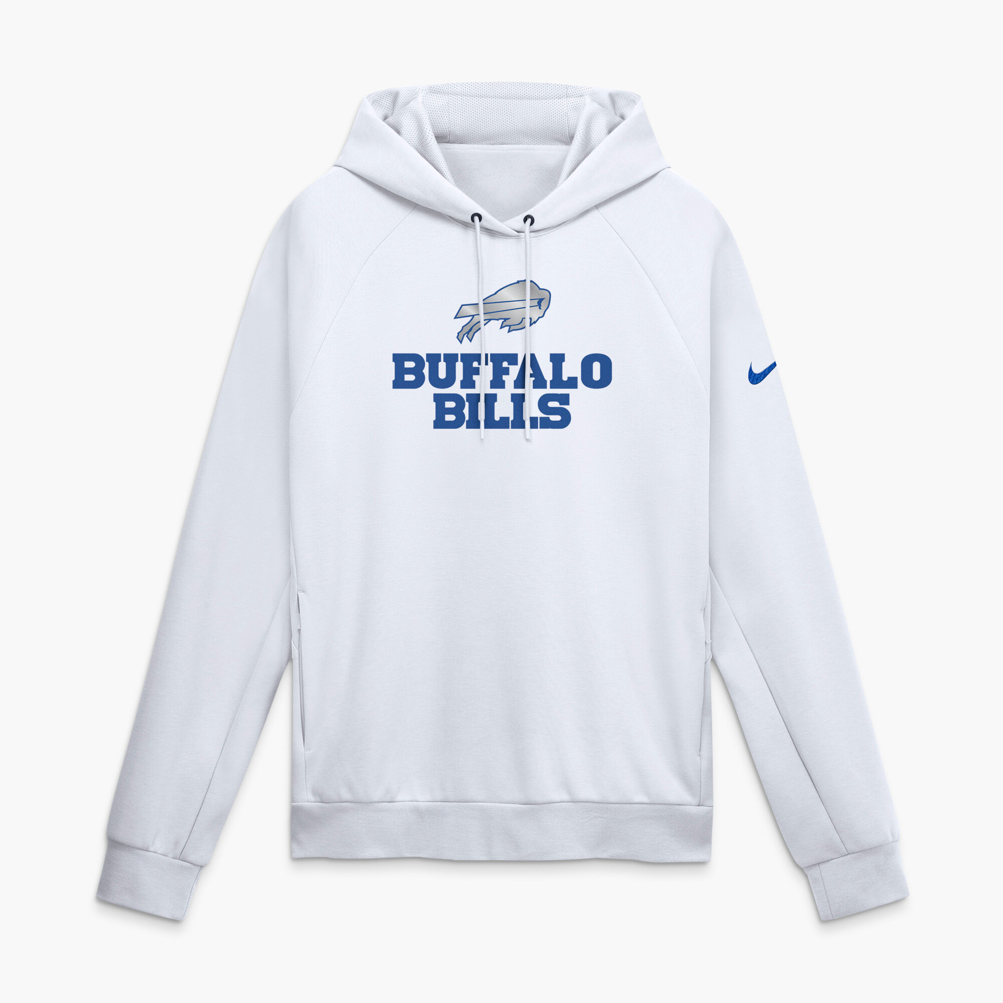 Buffalo Bills Nike Rivalries Dri-FIT Primary Pullover Hoodie - Mens, , rebel_hi-res