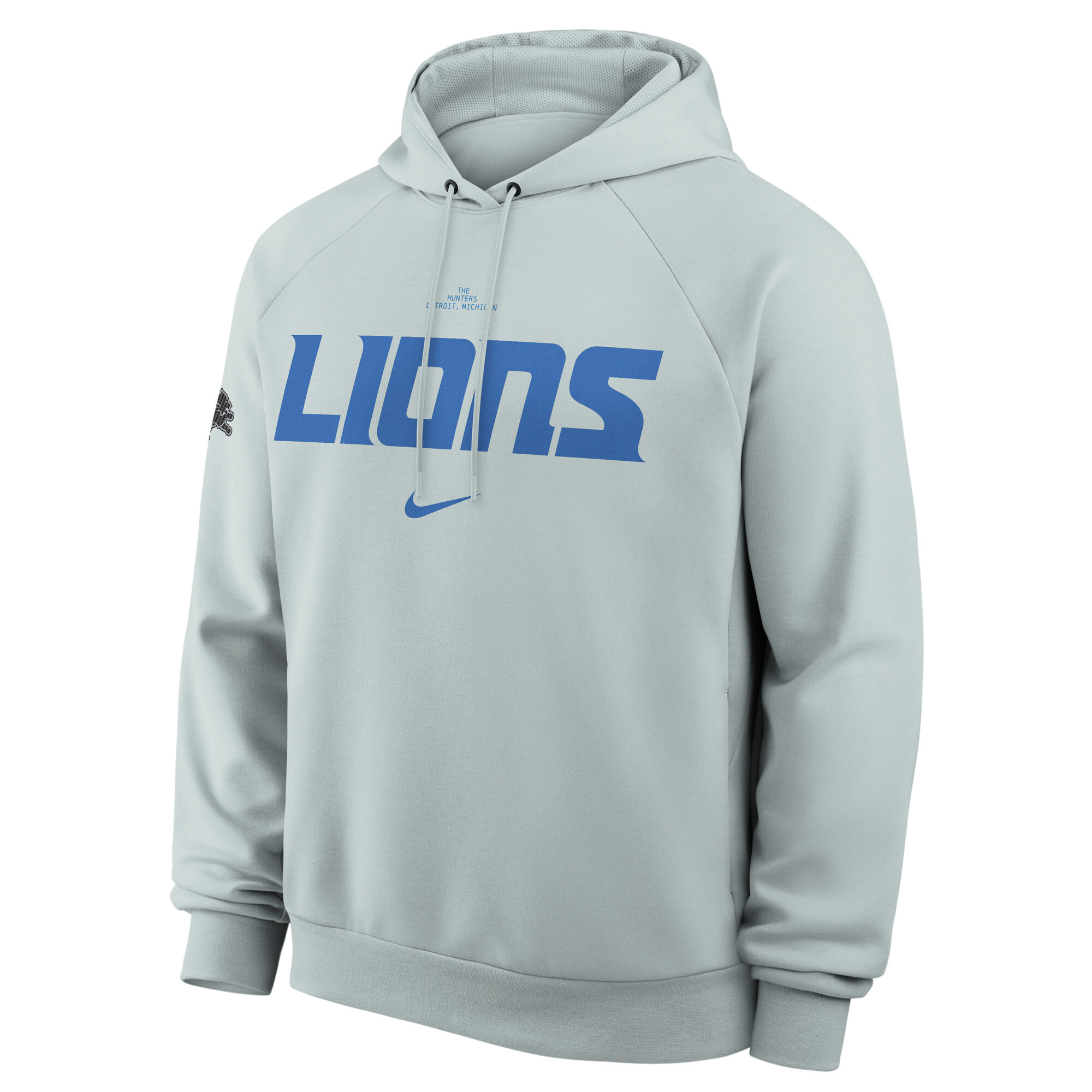Detroit Lions Nike Rivalries Dri-FIT Primary Pullover Hoodie - Mens, , rebel_hi-res