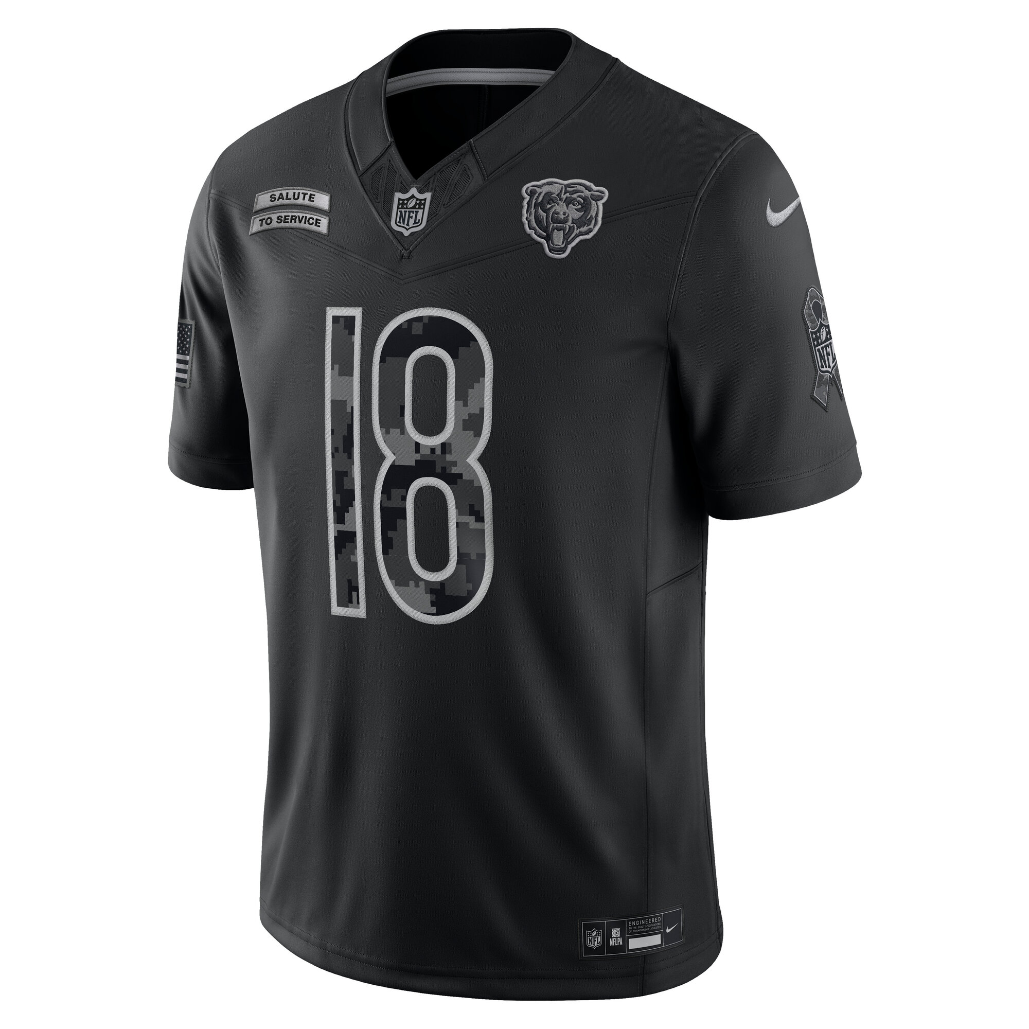 Chicago Bears Nike 2026 Salute to Service Jersey - Caleb Williams - Mens, , rebel_hi-res
