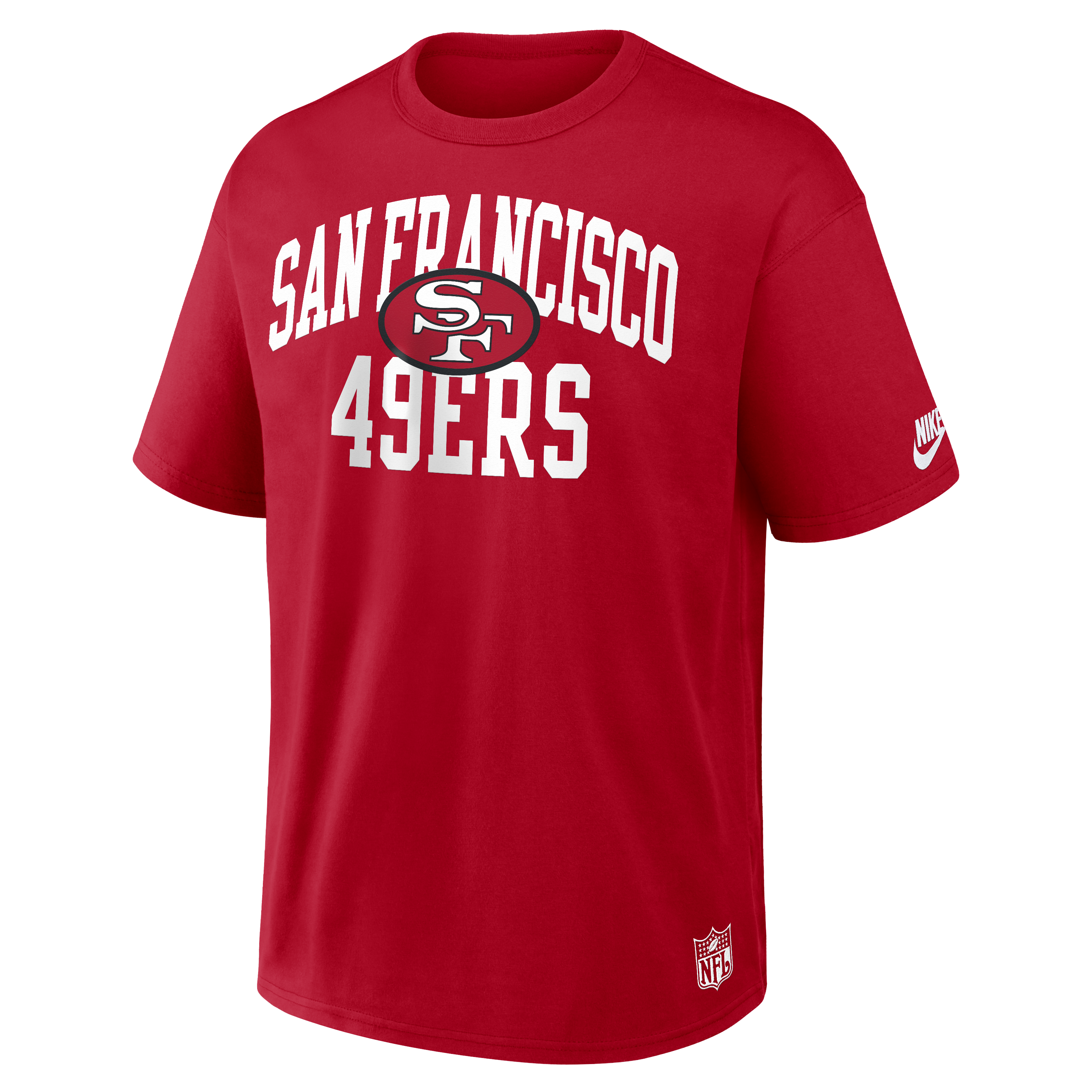 San Francisco 49ers Nike Rewind Short Sleeve Max 90 T-Shirt - Mens, , rebel_hi-res