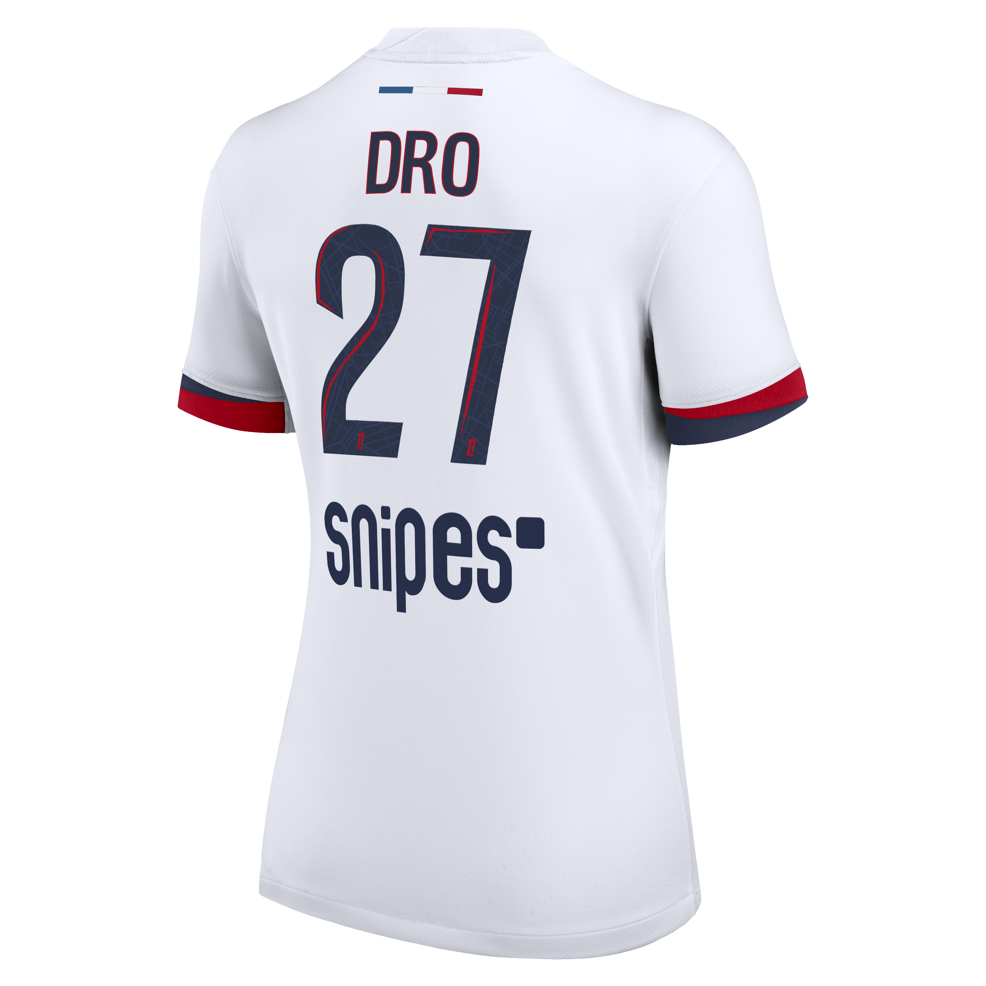 PSG Nike Away Stadium Shirt 2025-2026 - Womens with Dro 27 printing, , rebel_hi-res