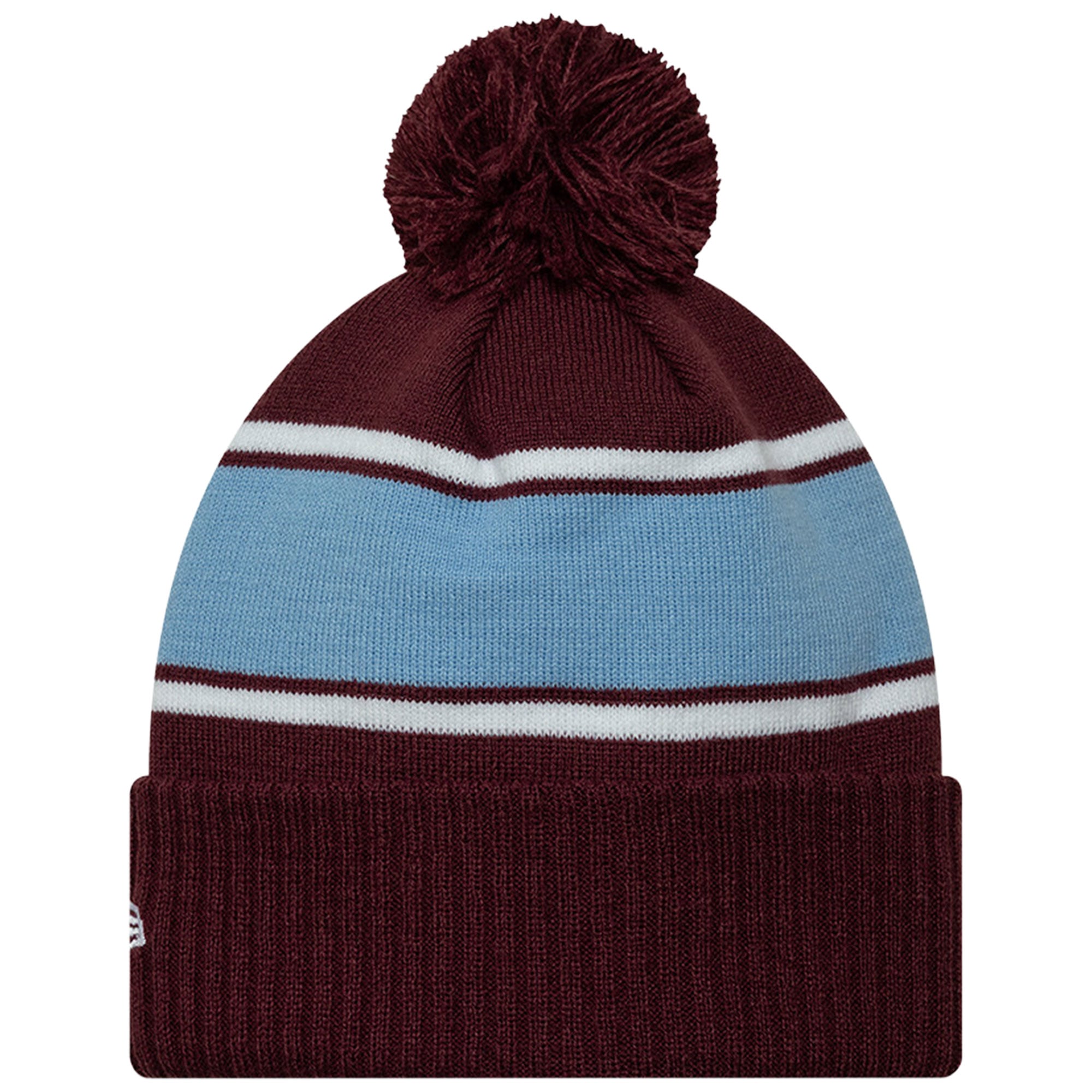 Aston Villa New Era Sport Cuff Knit Beanie - Frosted Burgundy - Unisex, , rebel_hi-res