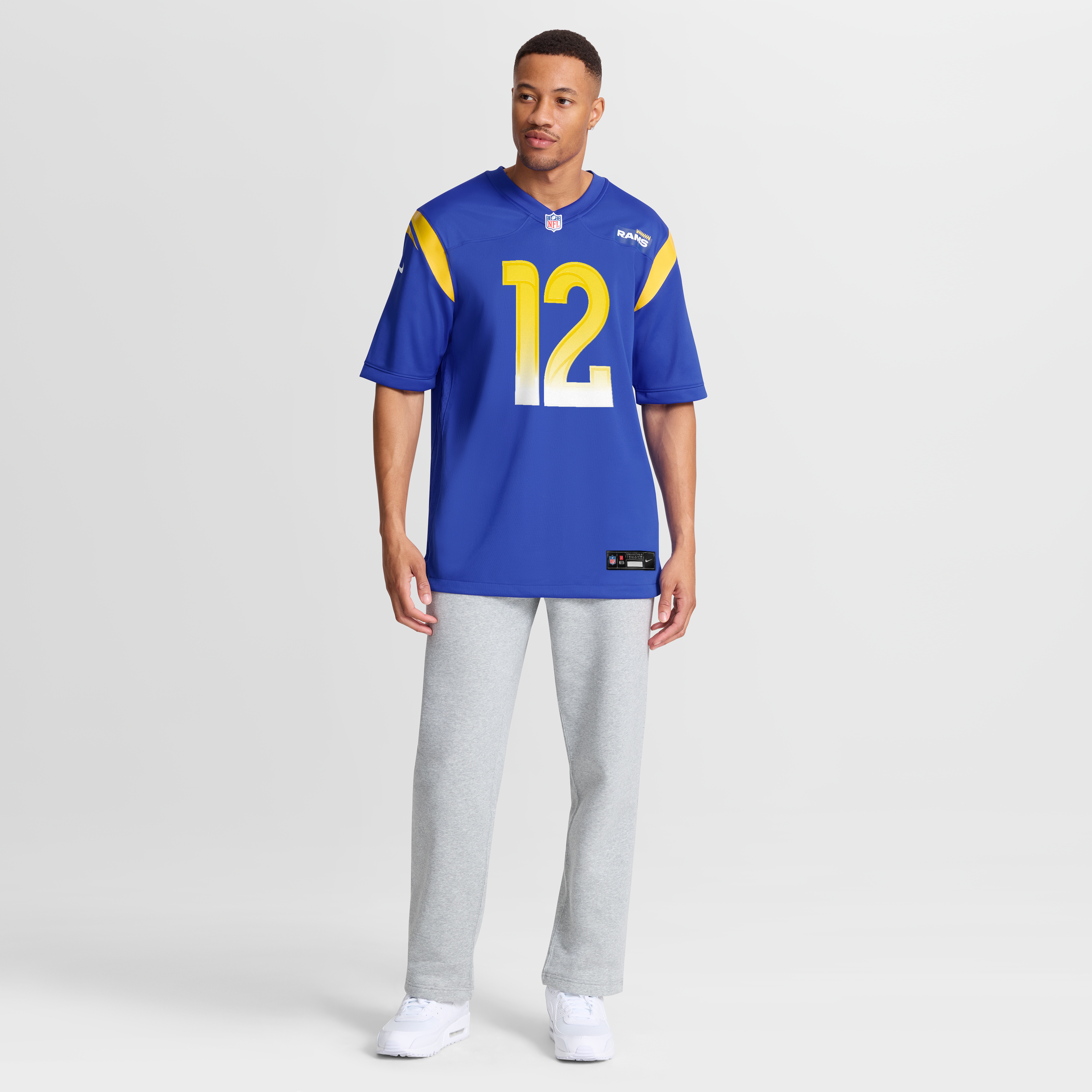 Los Angeles Rams Nike Game Home Jersey - Puka Nacua - Mens, , rebel_hi-res