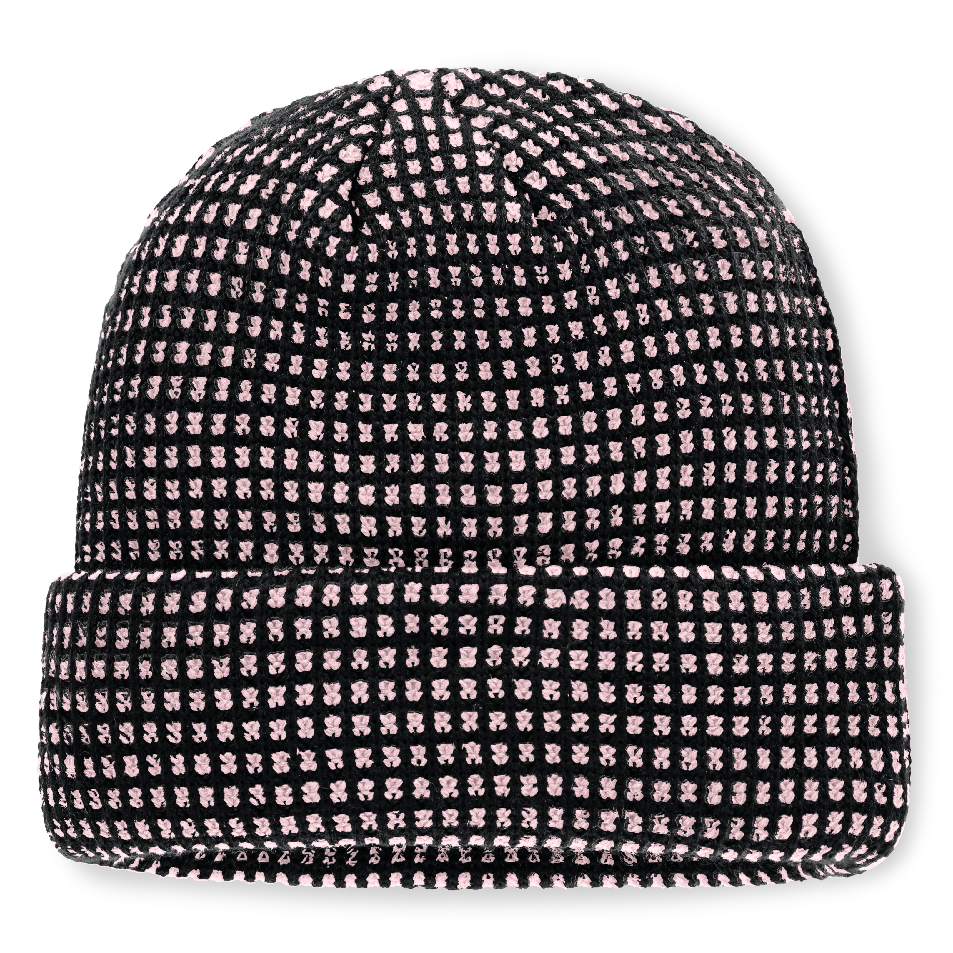 Millwall Scheme Waffle Cuffed Beanie - Pale Lilac, , rebel_hi-res