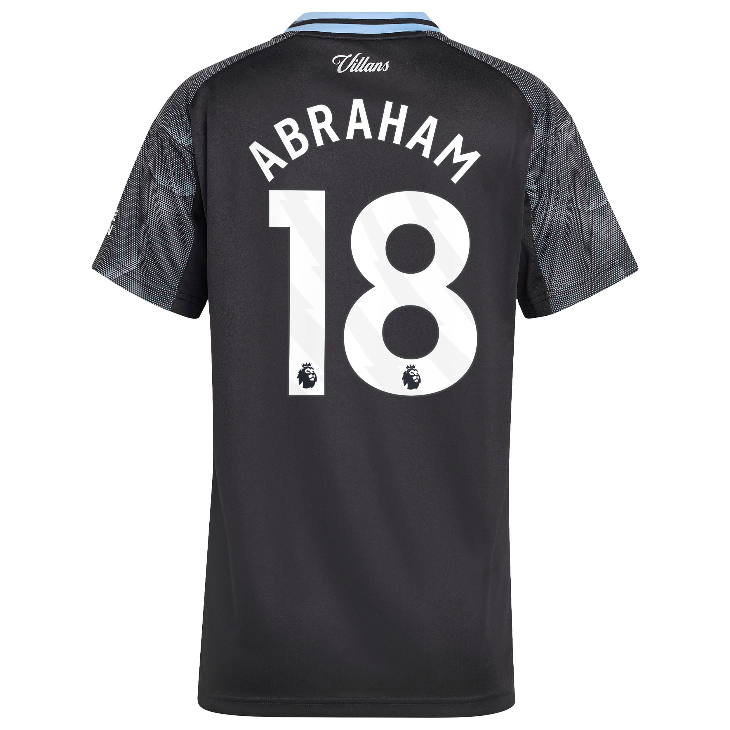 Aston Villa adidas Away Shirt 2025-26 - Womens with Abraham 18 printing, , rebel_hi-res