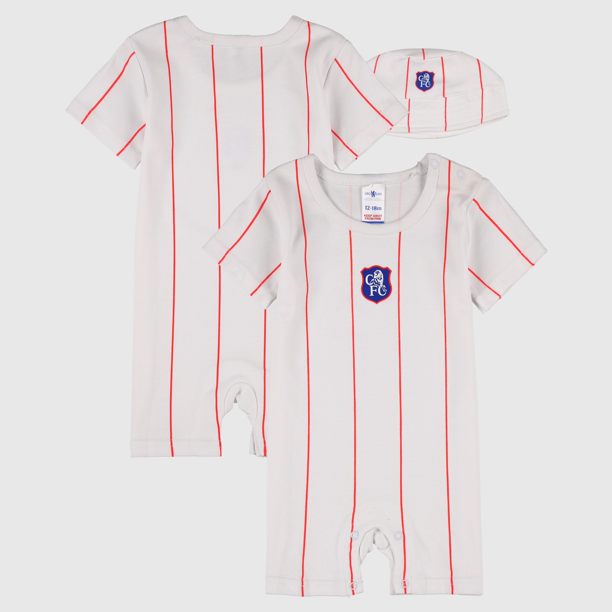Chelsea 3rd Kit Romper & Bucket Hat, , rebel_hi-res