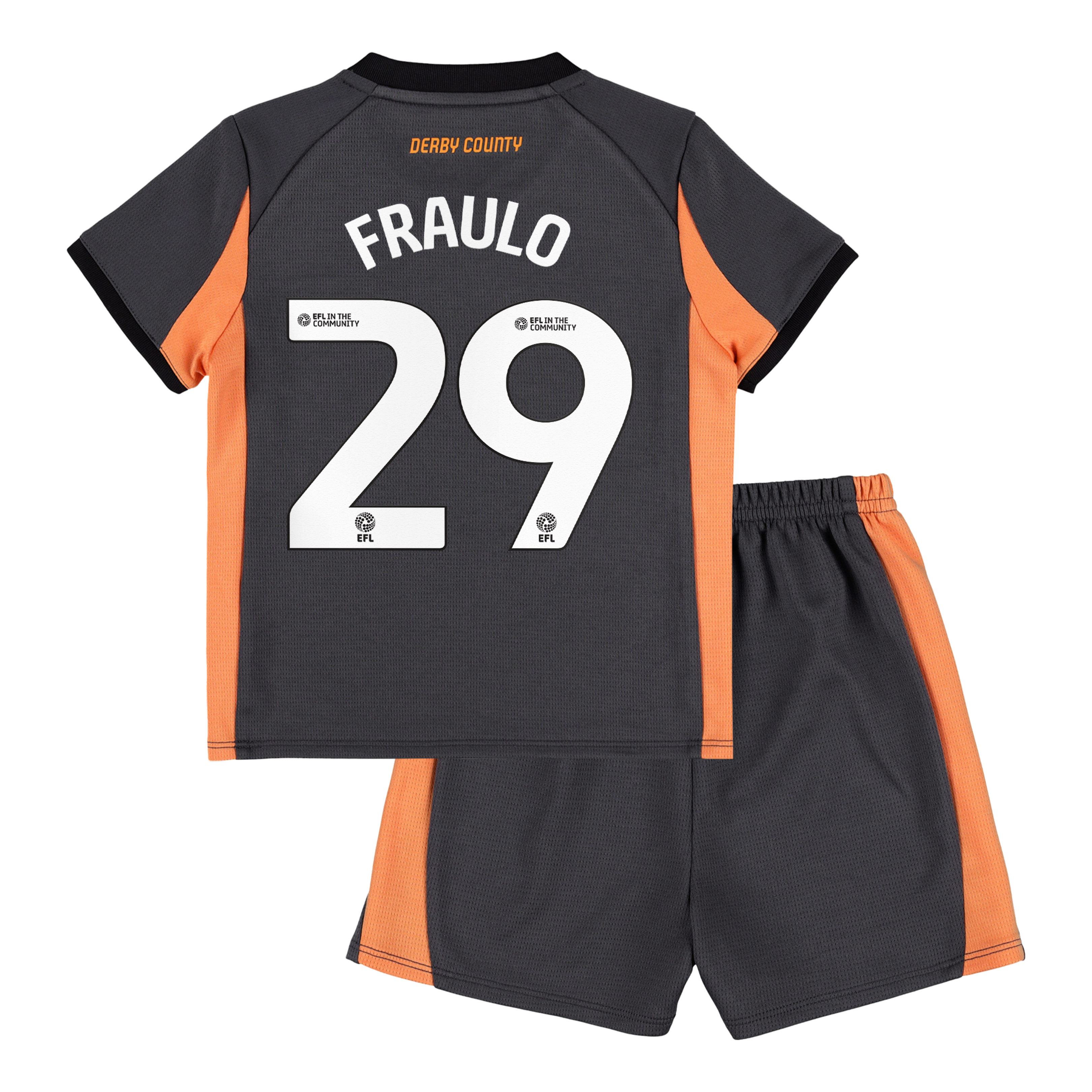 Derby County PUMA Away Mini Kit 2025-26 - Infants with Fraulo 29 printing, , rebel_hi-res