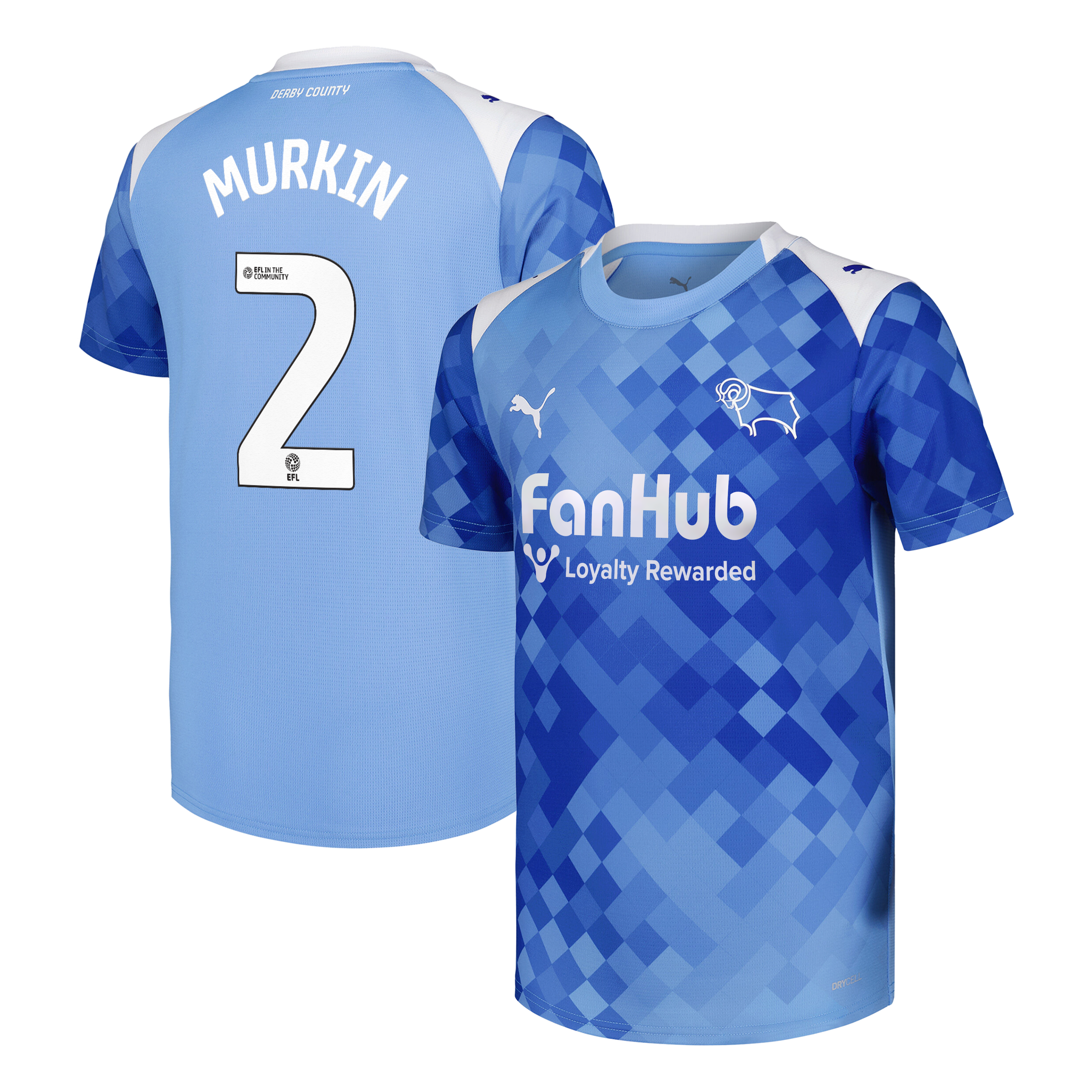 Derby County PUMA Third Shirt 2025-26 - Kids with Murkin 2 printing, , rebel_hi-res