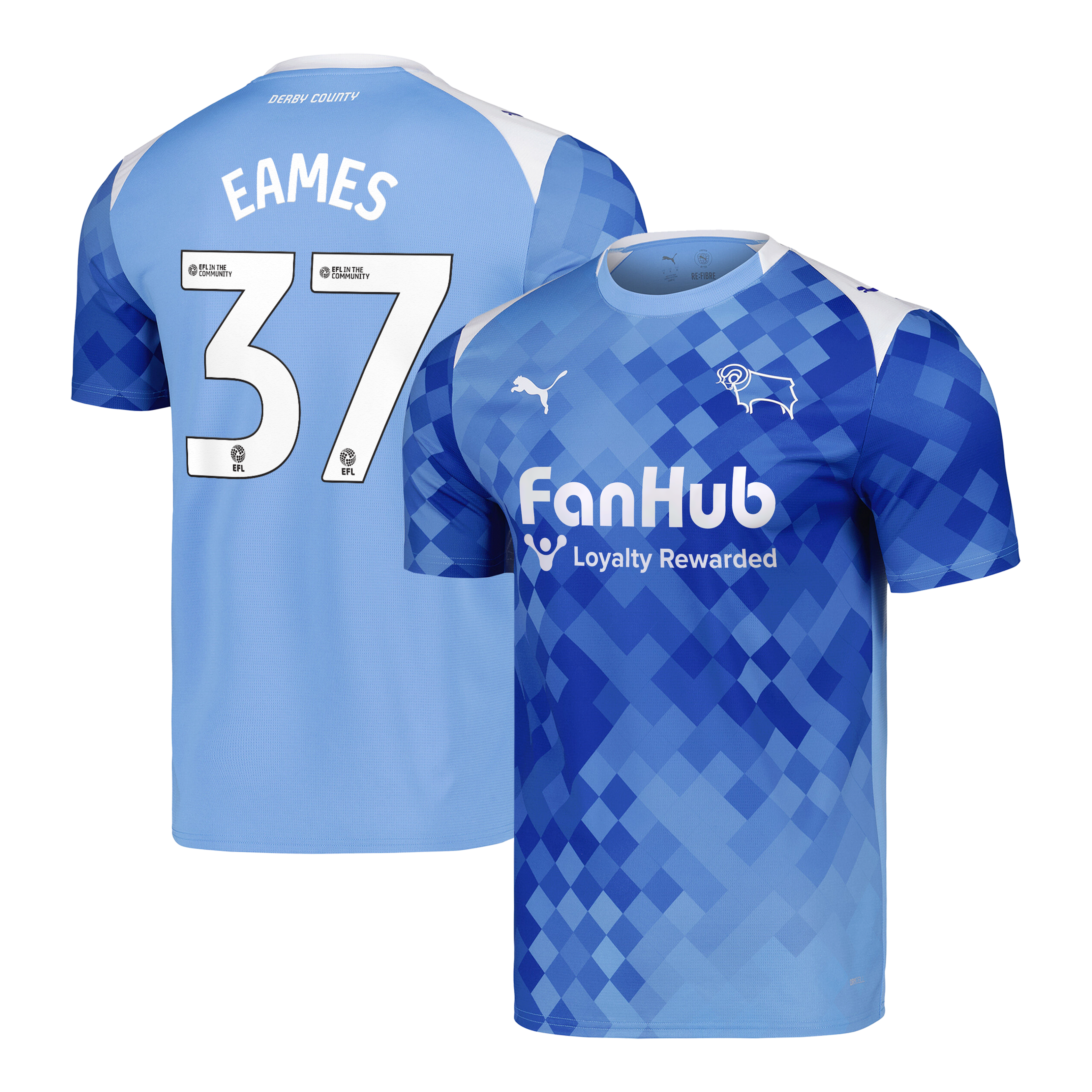 Derby County PUMA Third Shirt 2025-26 - Outsize with Eames 37 printing, , rebel_hi-res