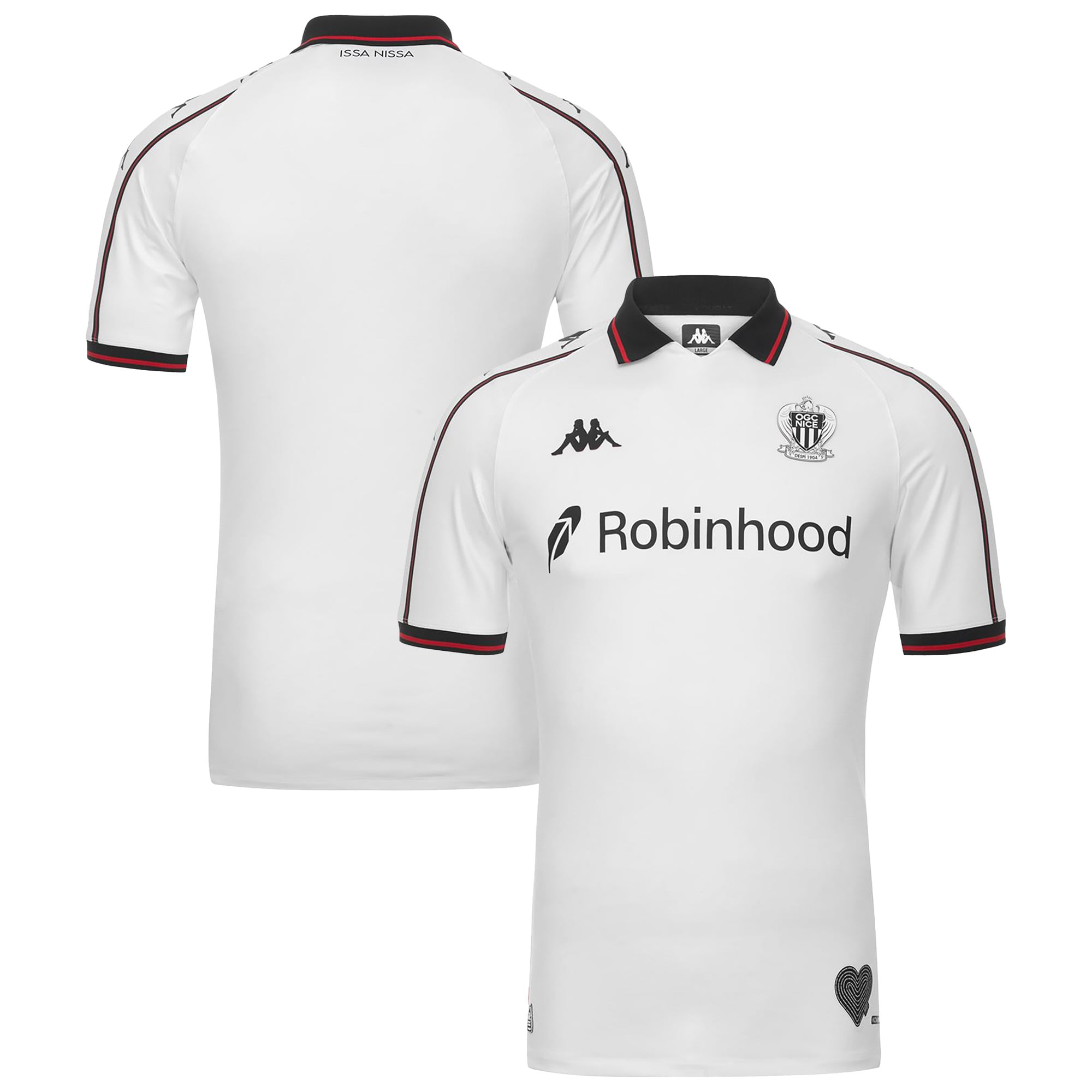 Nice Kappa Away Shirt 2026-27, , rebel_hi-res