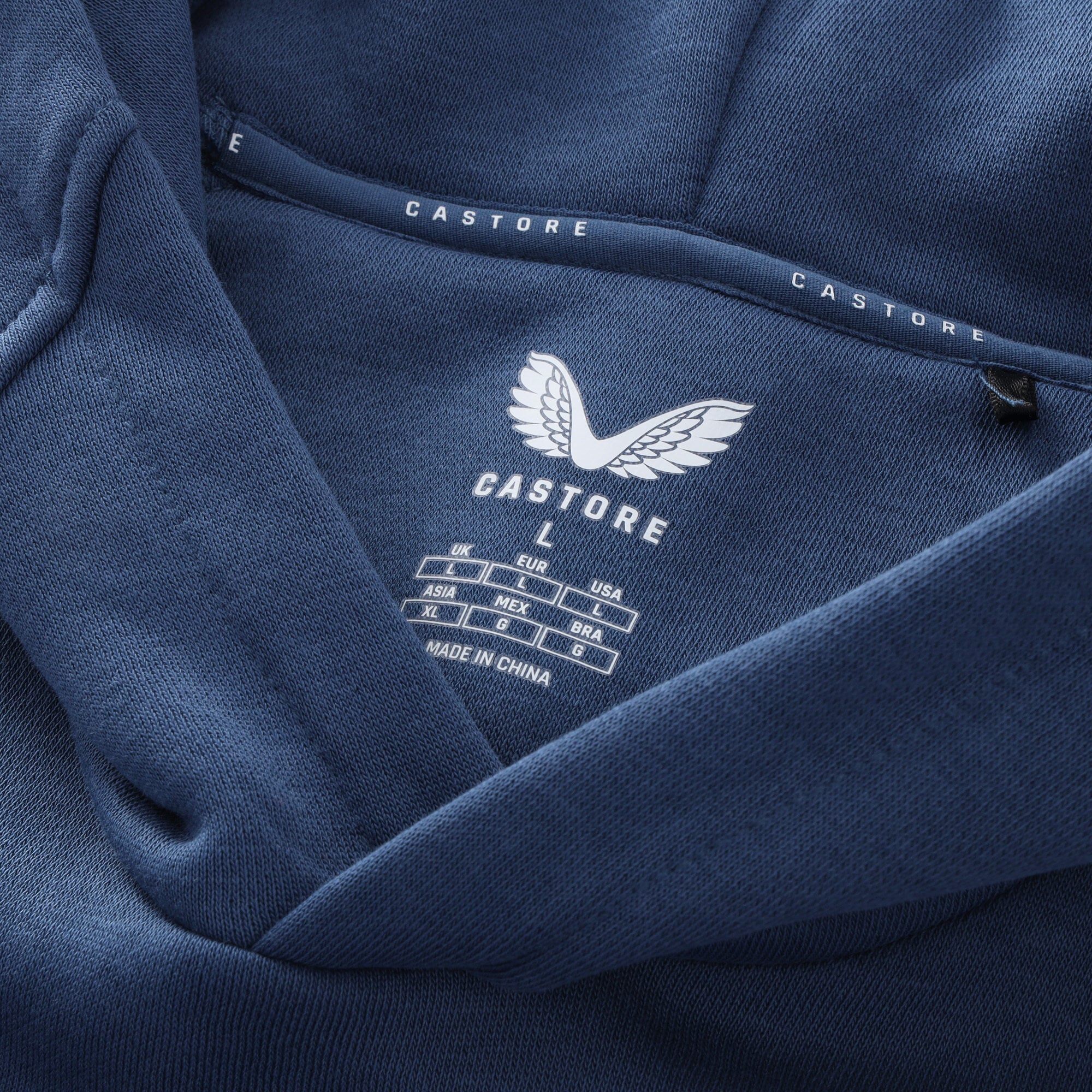 Everton Castore Off Pitch Hoodie - Navy, , rebel_hi-res