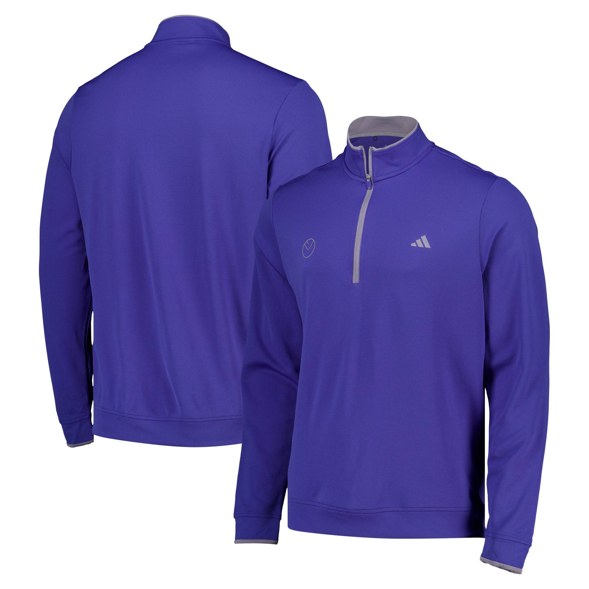 Leeds United adidas Golf Lightweight Quarter-Zip - Blue, , rebel_hi-res