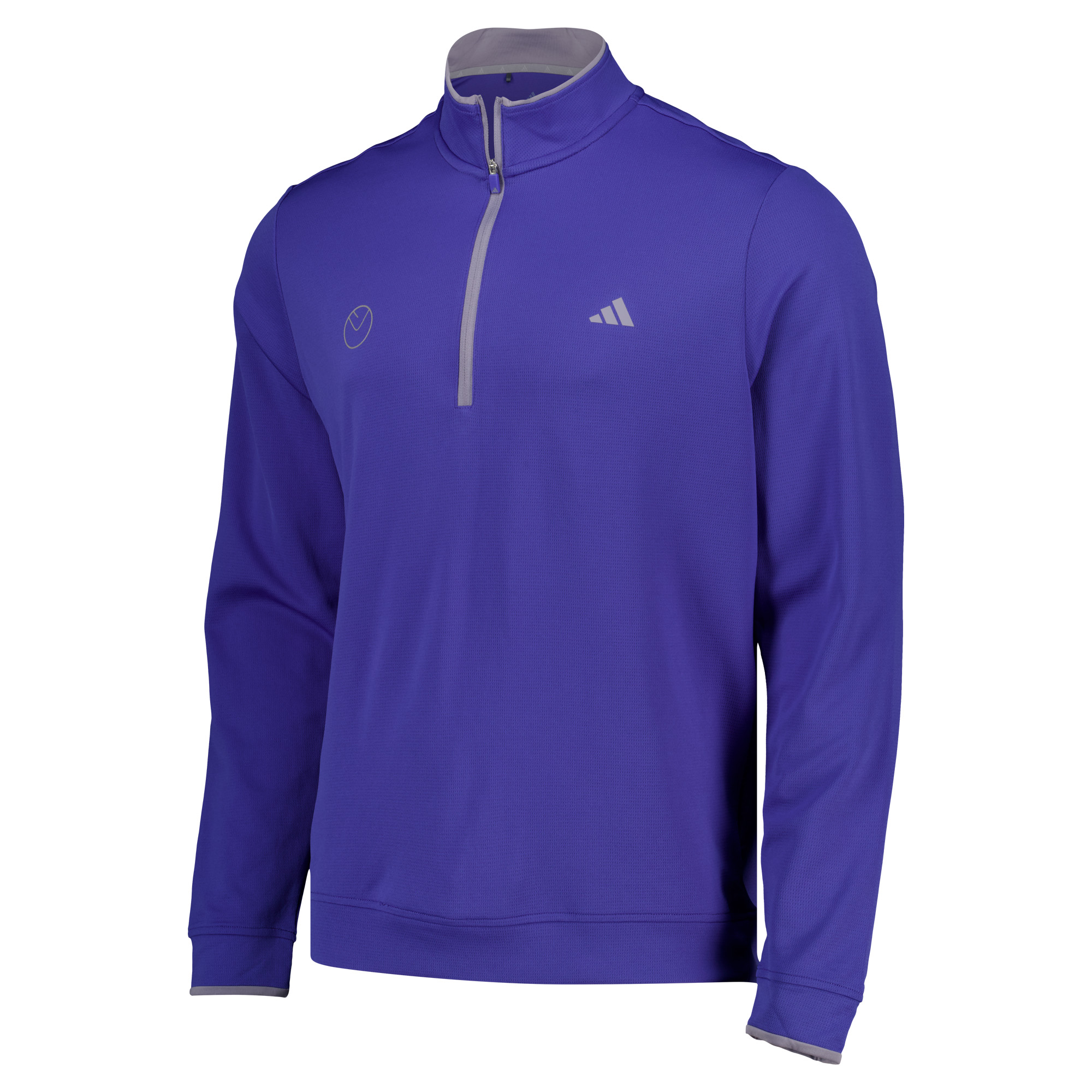Leeds United adidas Golf Lightweight Quarter-Zip - Blue, , rebel_hi-res