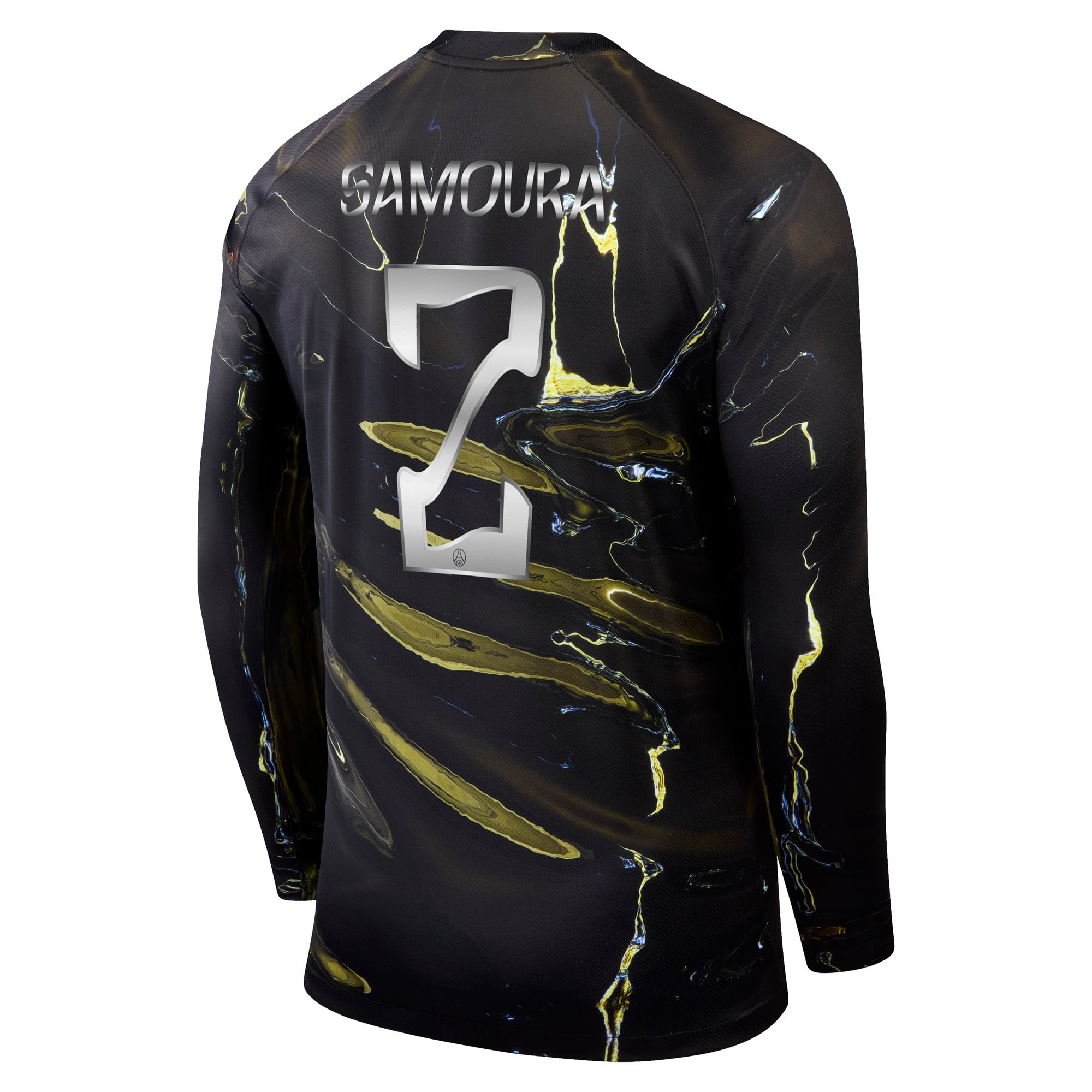 PSG Jordan Night Edition Stadium Long-Sleeved Shirt 2025-26 with Samoura 2 printing, , rebel_hi-res