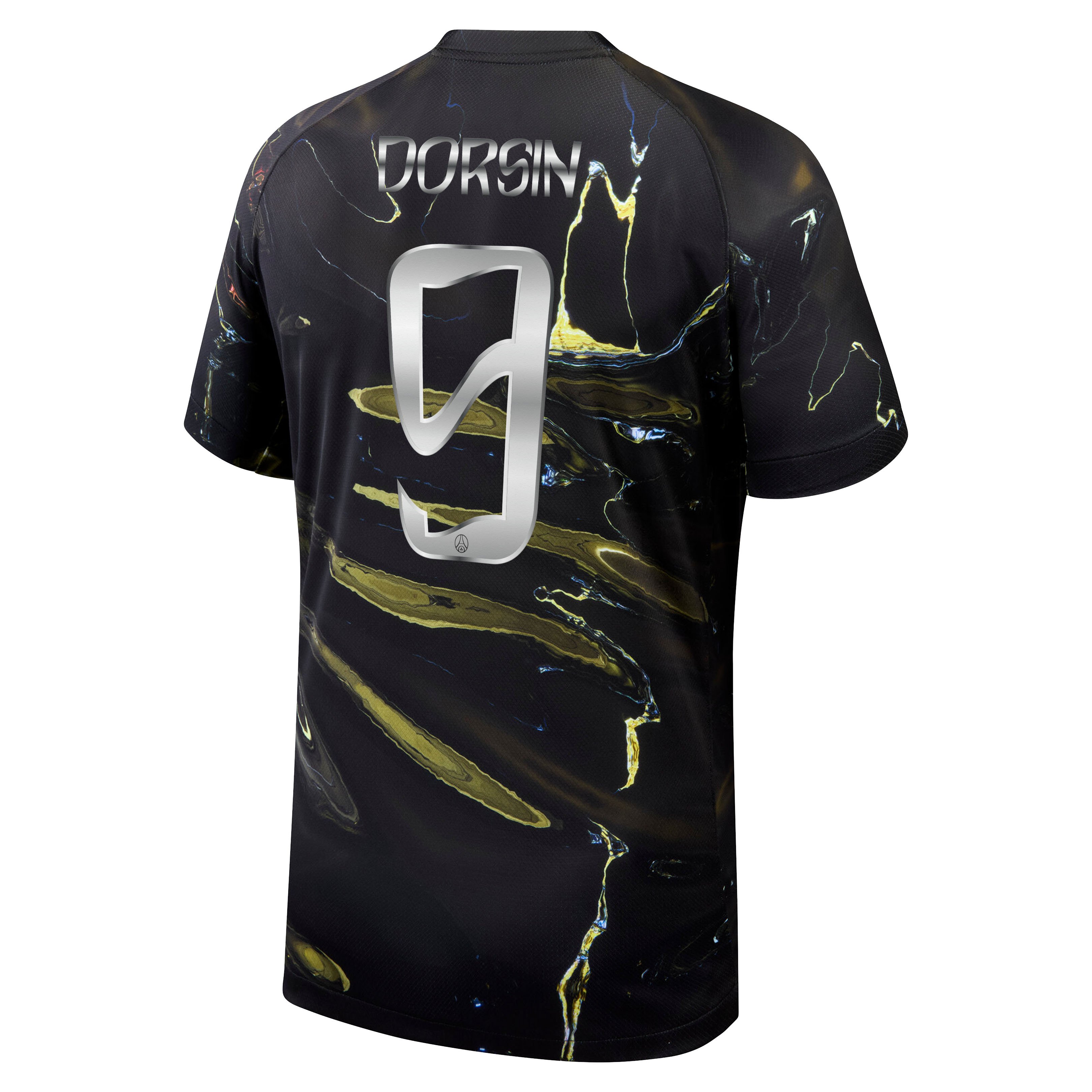 PSG Jordan Night Edition Stadium Shirt 2025-26 with Dorsin 9 printing, , rebel_hi-res