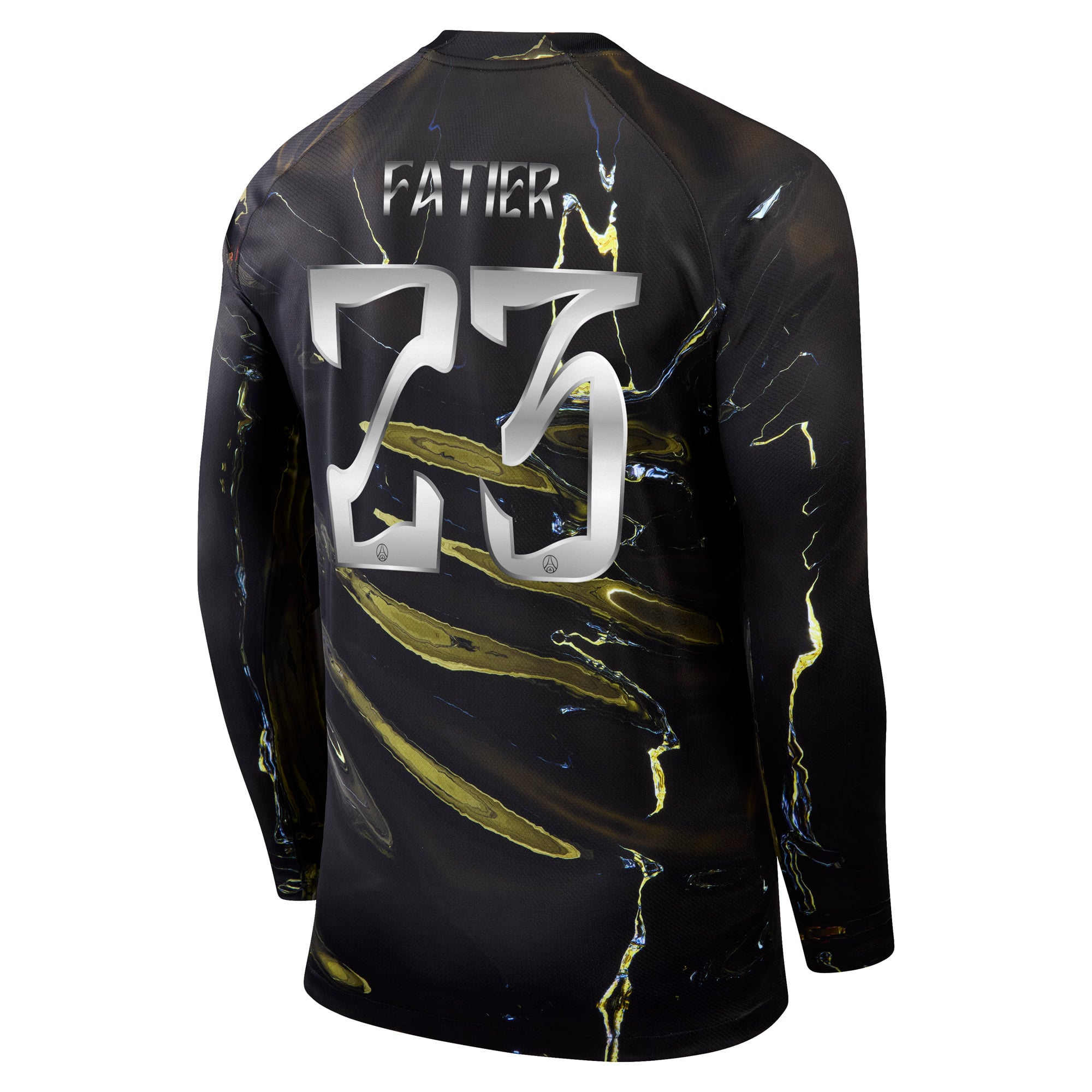 PSG Jordan Night Edition Stadium Long-Sleeved Shirt 2025-26 with Fatier 23 printing, , rebel_hi-res