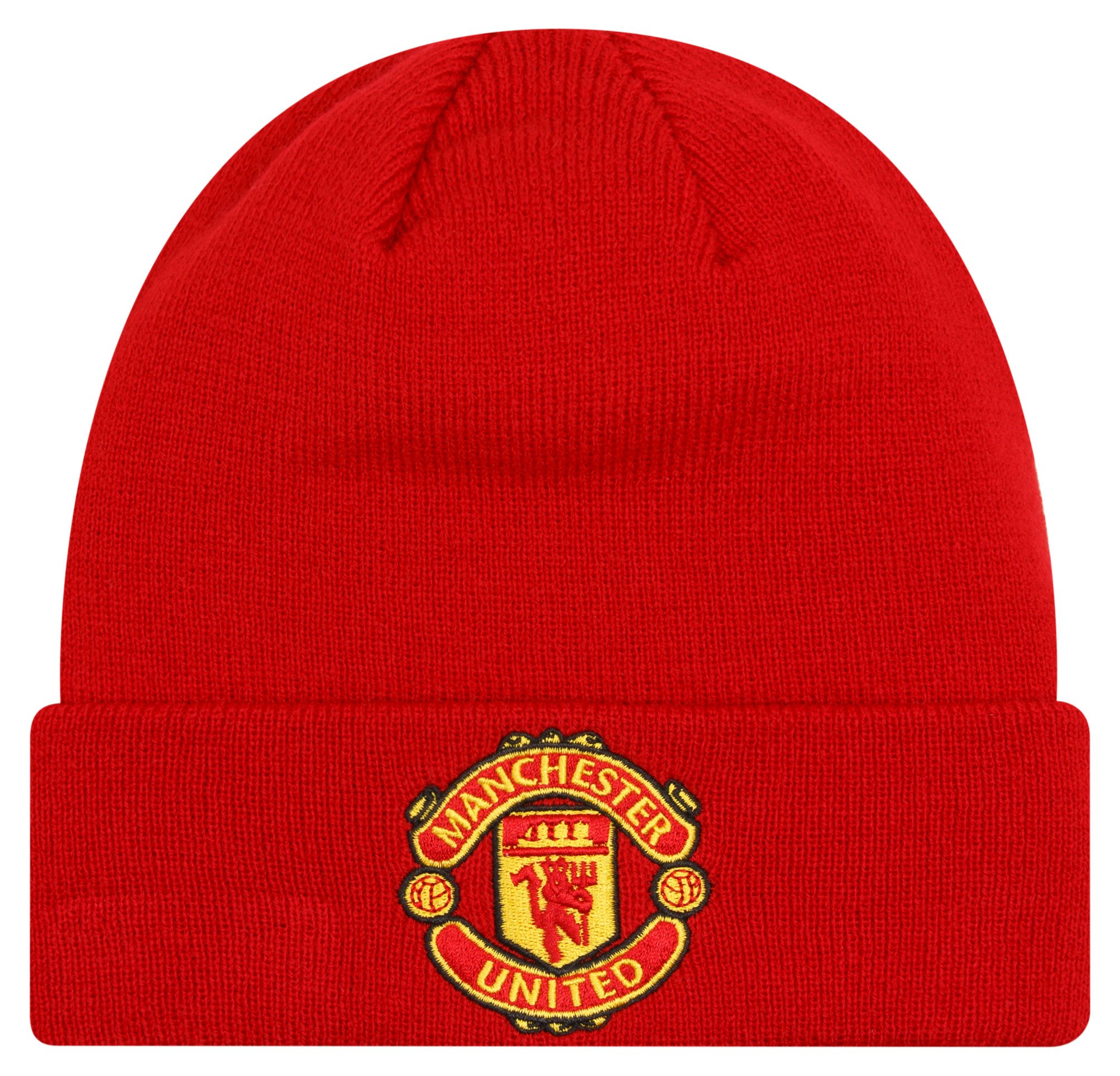 Manchester United New Era Core Cuff Beanie - Red - Unisex, , rebel_hi-res