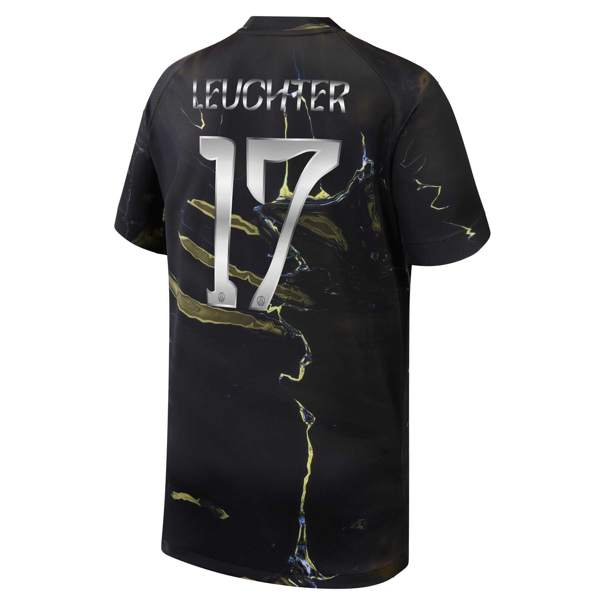 PSG Jordan Night Edition Stadium Shirt 2025-26 - Kids with Leuchter 17 printing, , rebel_hi-res
