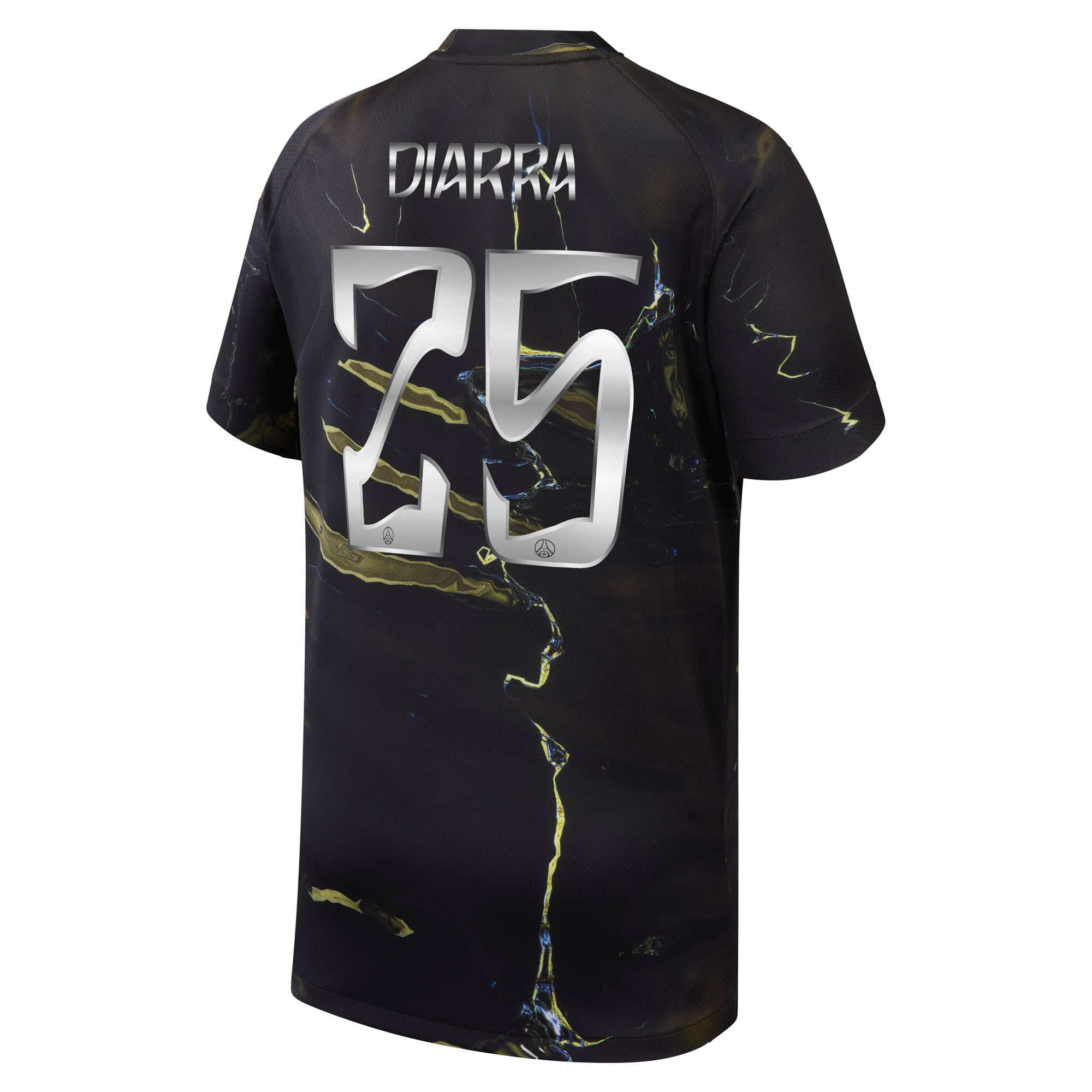 PSG Jordan Night Edition Stadium Shirt 2025-26 - Kids with Diarra 25 printing, , rebel_hi-res