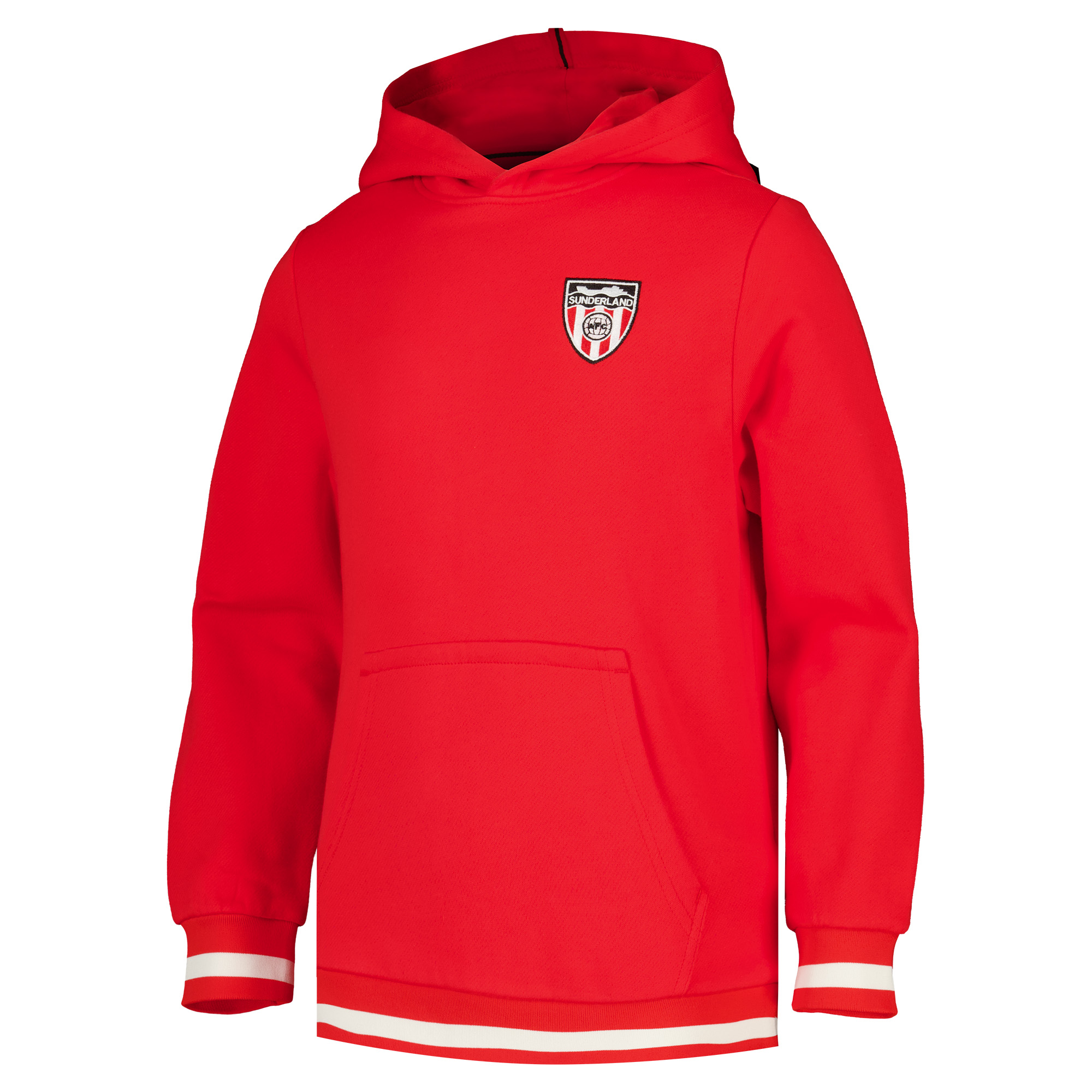 Sunderland Retro Hoodie - Red - Kids, , rebel_hi-res