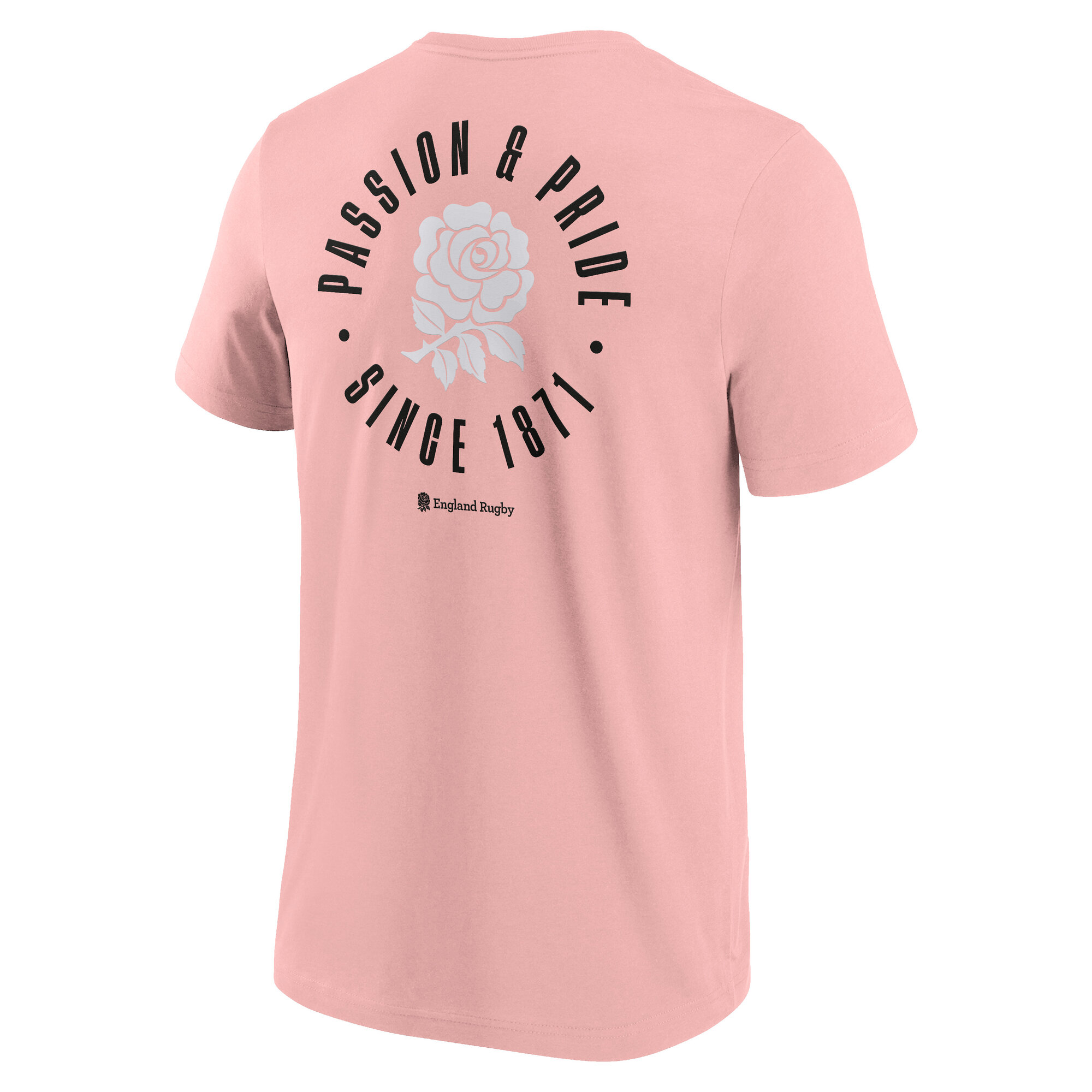 England Rugby Passion and Pride Graphic T-Shirt - Pink, , rebel_hi-res
