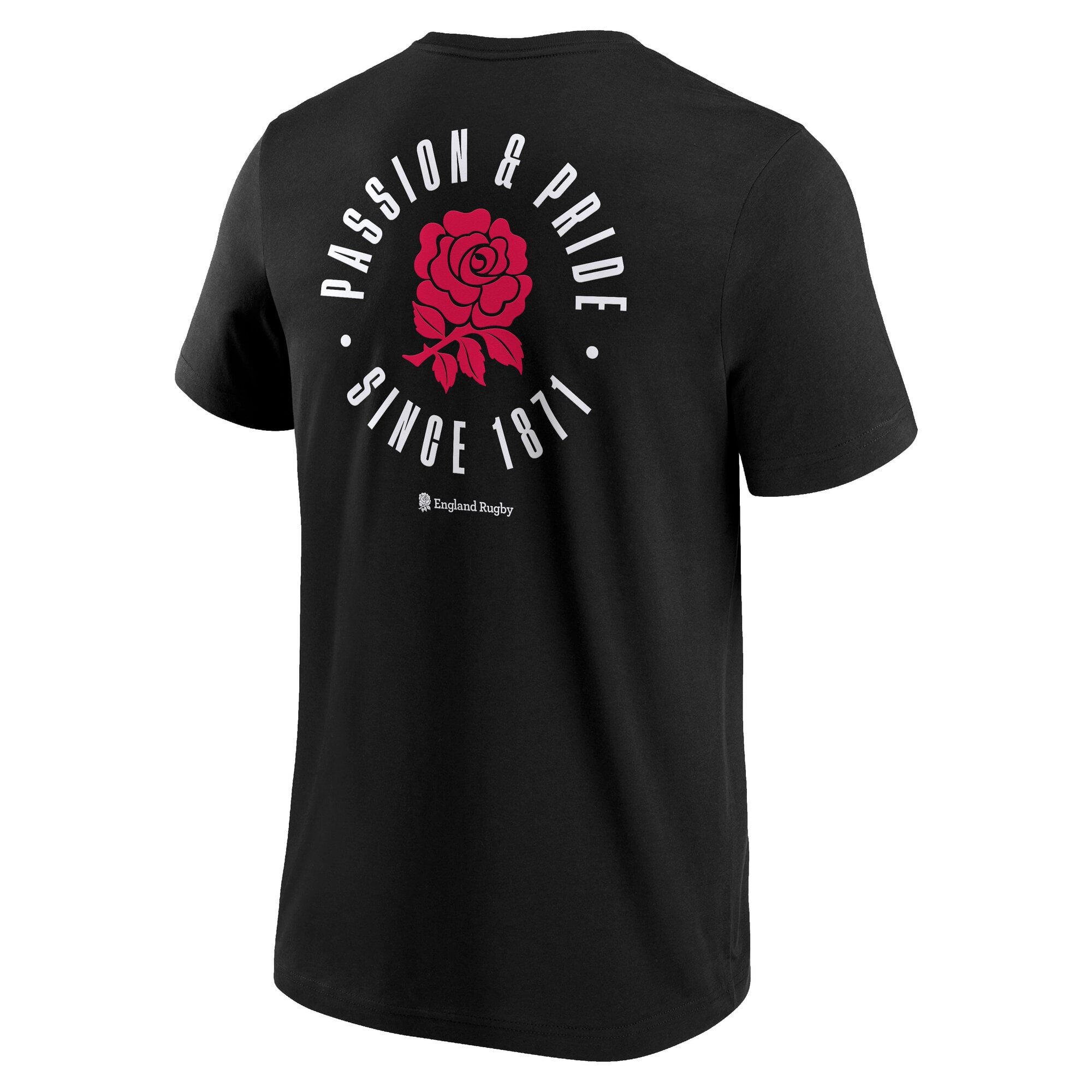England Rugby Passion and Pride Graphic T-Shirt - Black, , rebel_hi-res