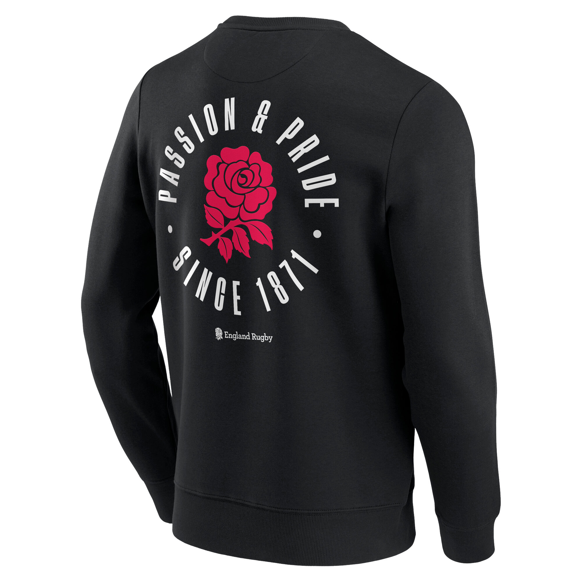 England Rugby Passion and Pride Graphic Sweatshirt - Black, , rebel_hi-res