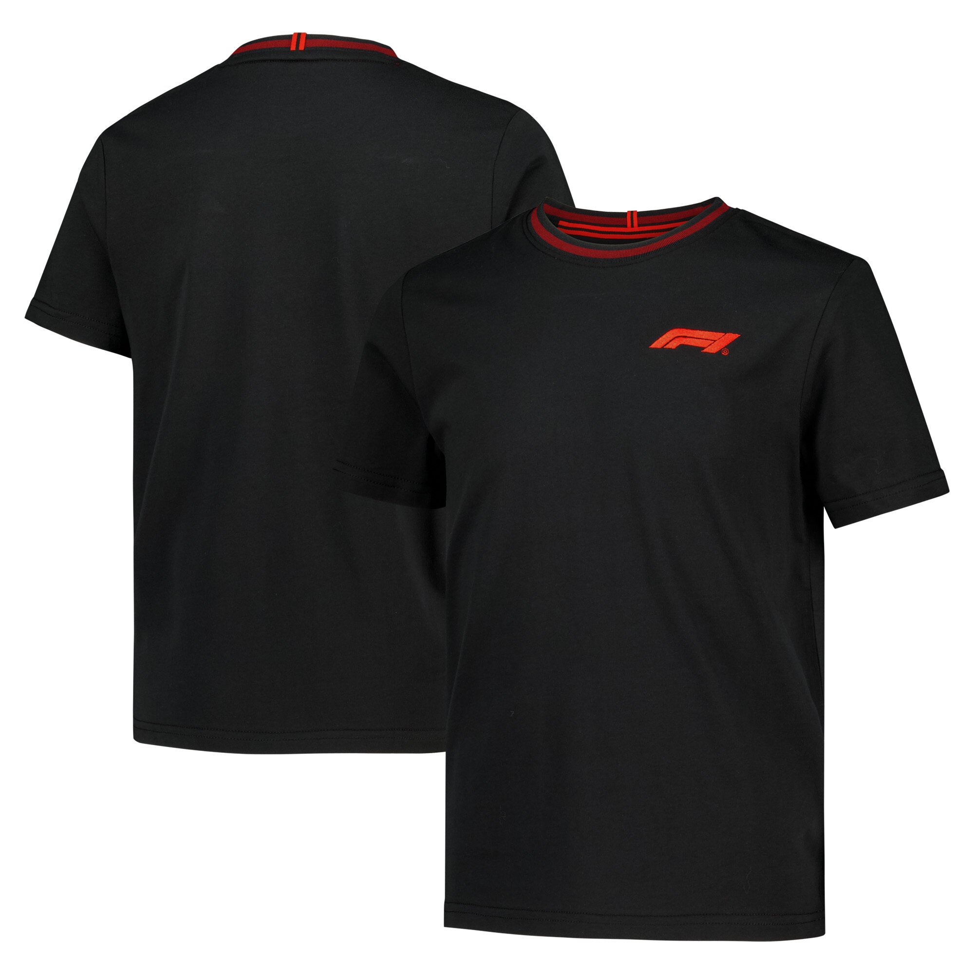 Formula 1 Retro Ringer T-Shirt - Black - Kids, , rebel_hi-res