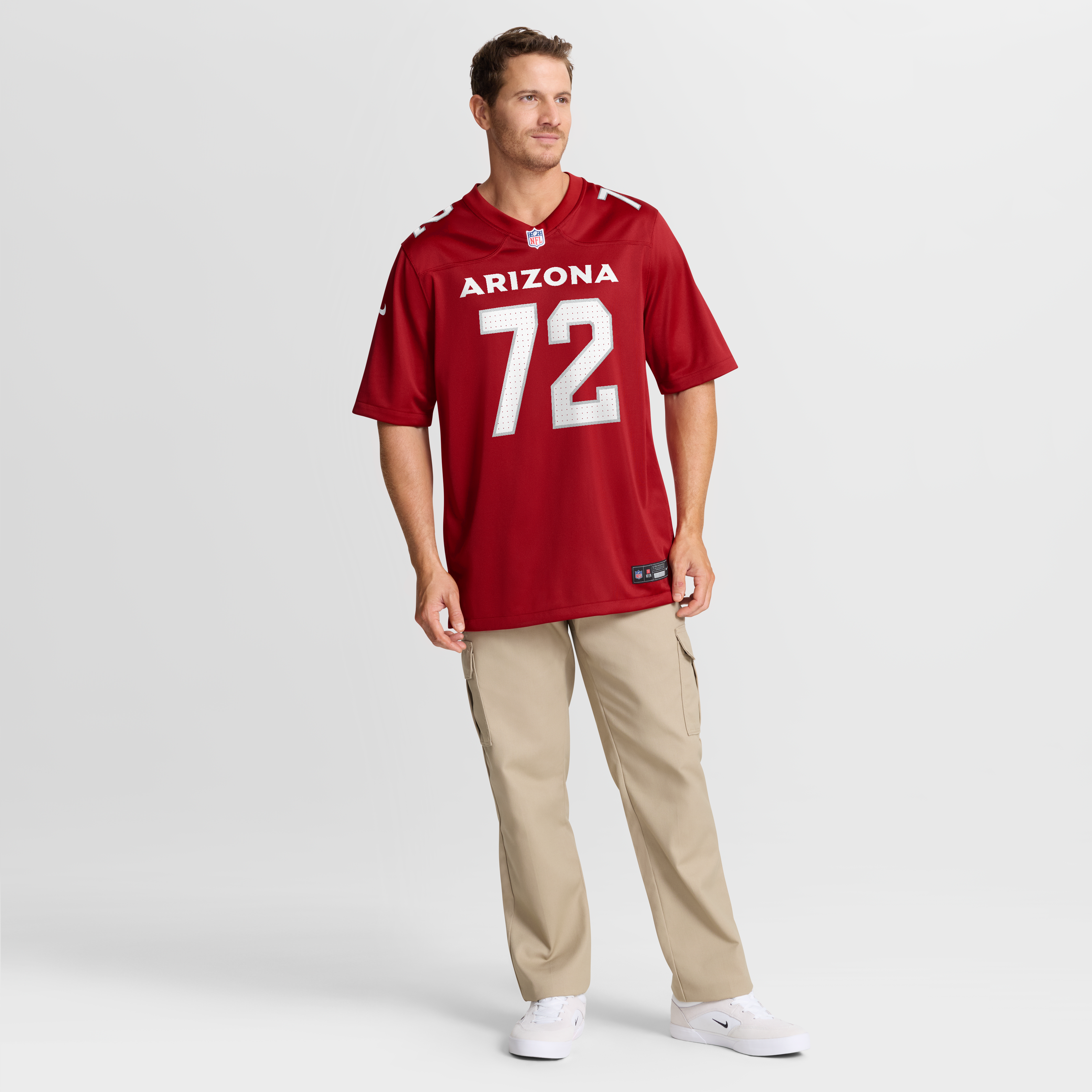 Arizona Cardinals Nike Game Team Colour Jersey - Custom - Mens, , rebel_hi-res