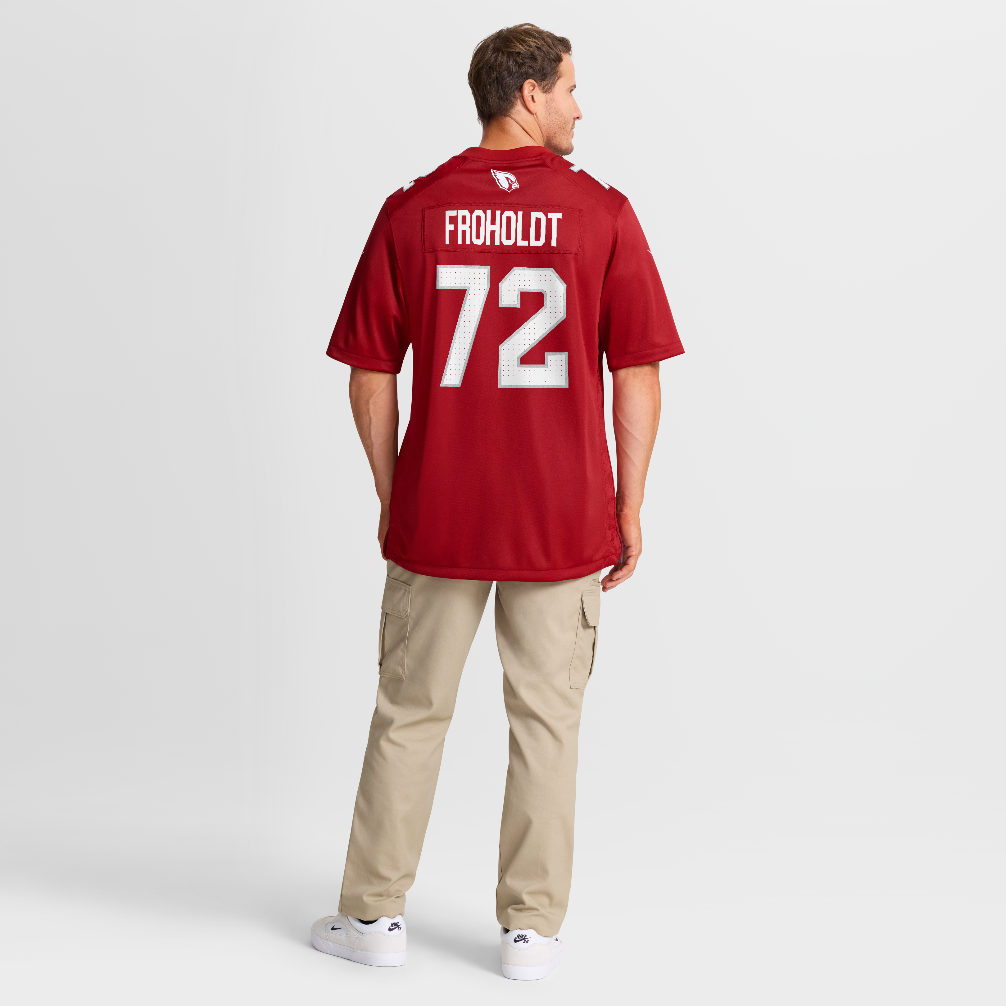 Arizona Cardinals Nike Game Team Colour Jersey - Custom - Mens, , rebel_hi-res