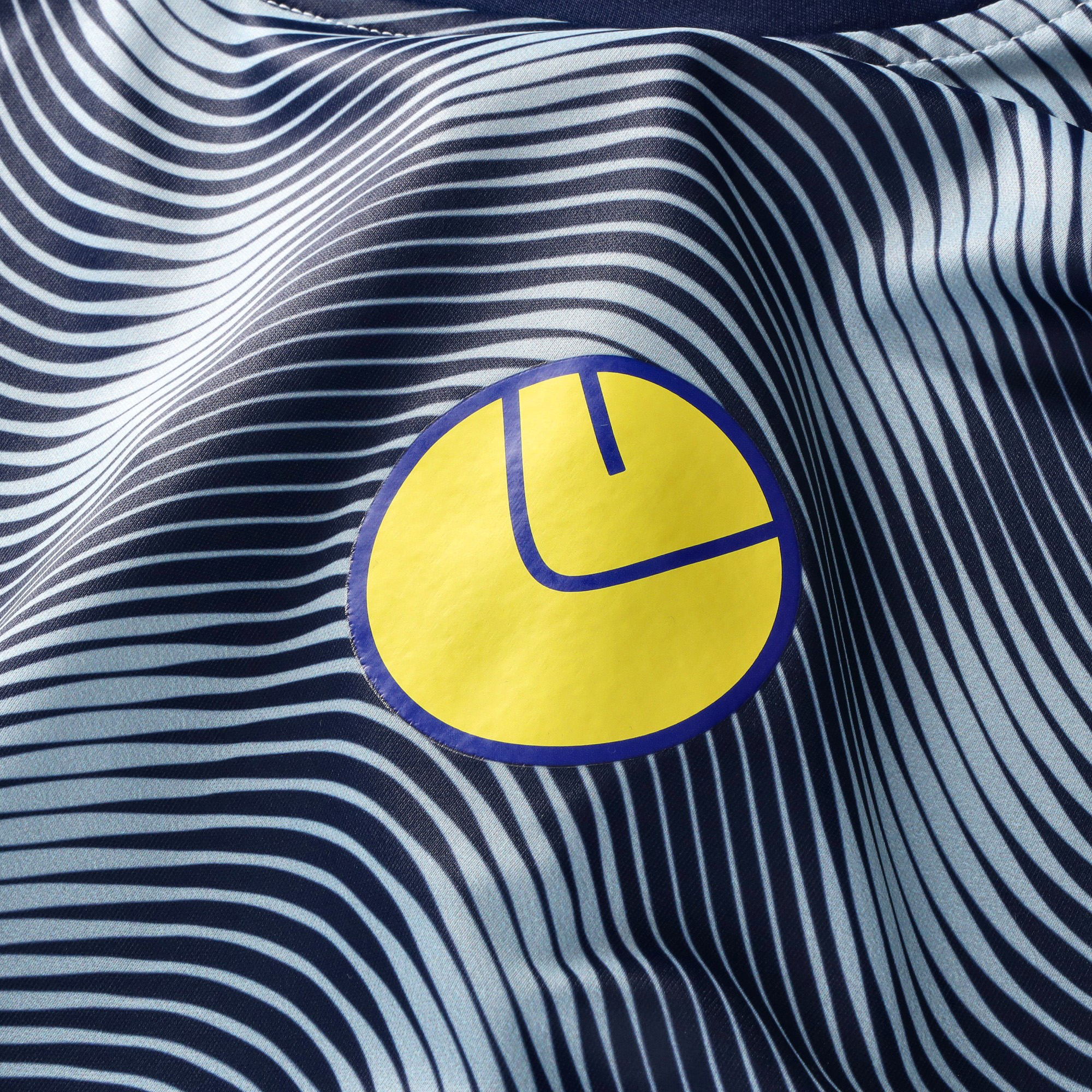Leeds United adidas Patterned Padel T-Shirt - Blue, , rebel_hi-res