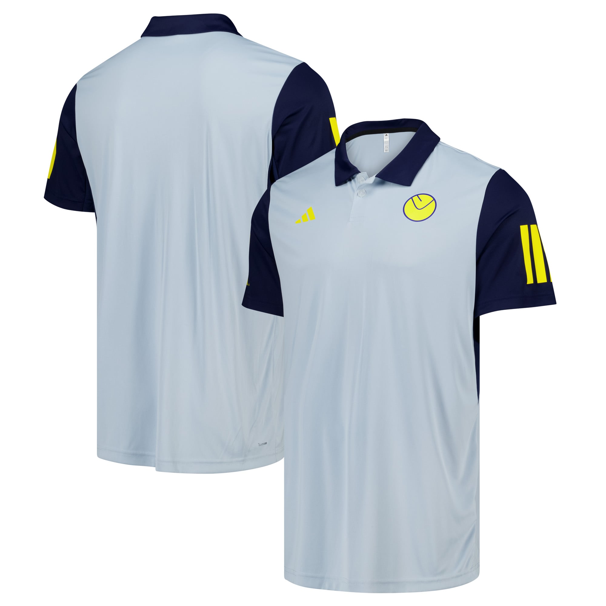 Leeds United adidas Padel Polo - Blue