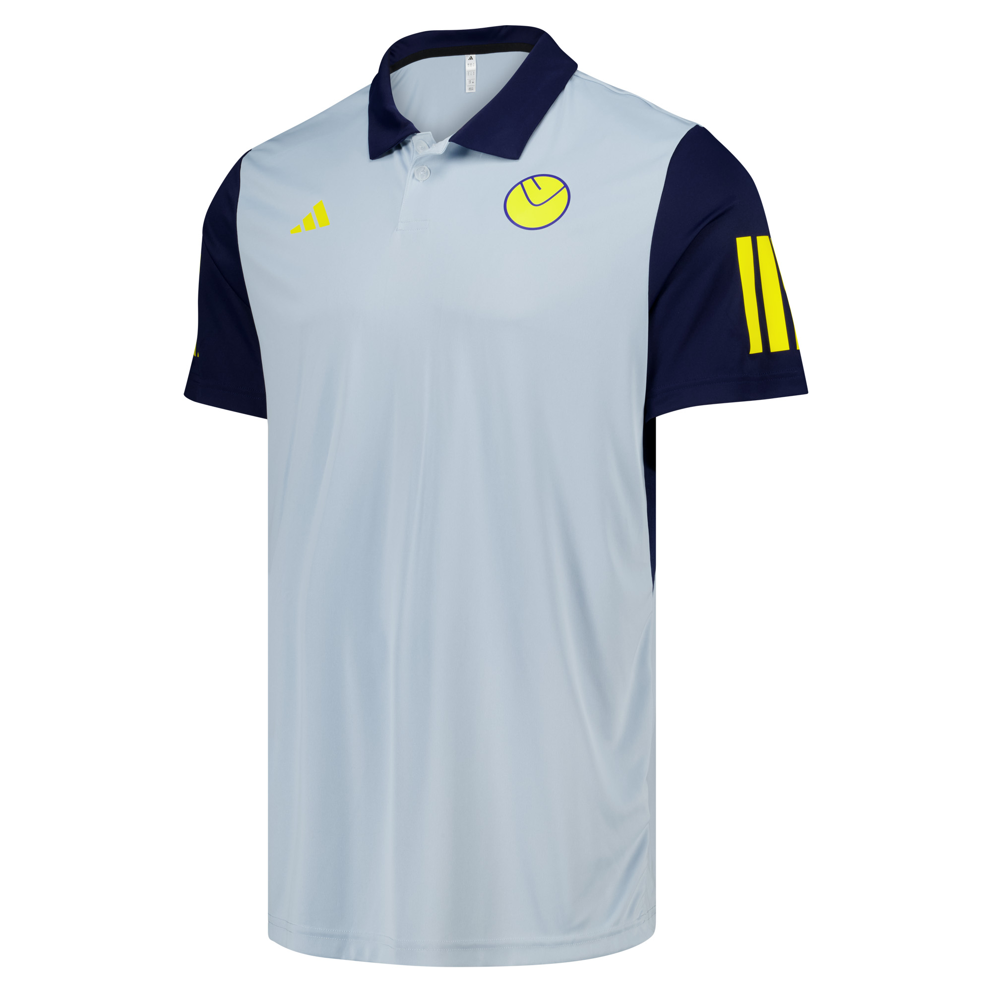 Leeds United adidas Padel Polo - Blue, , rebel_hi-res