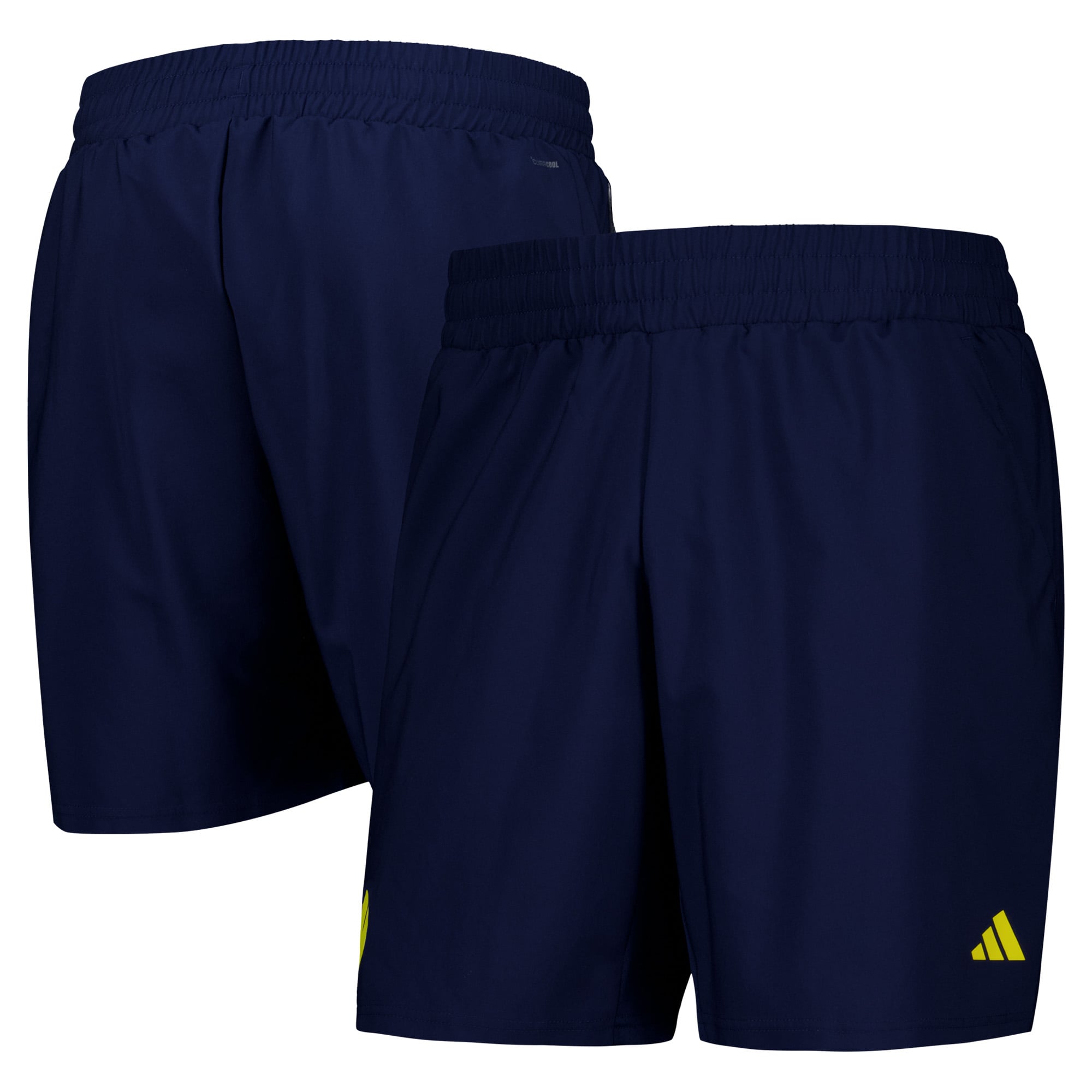 Leeds United adidas Padel Shorts - Navy