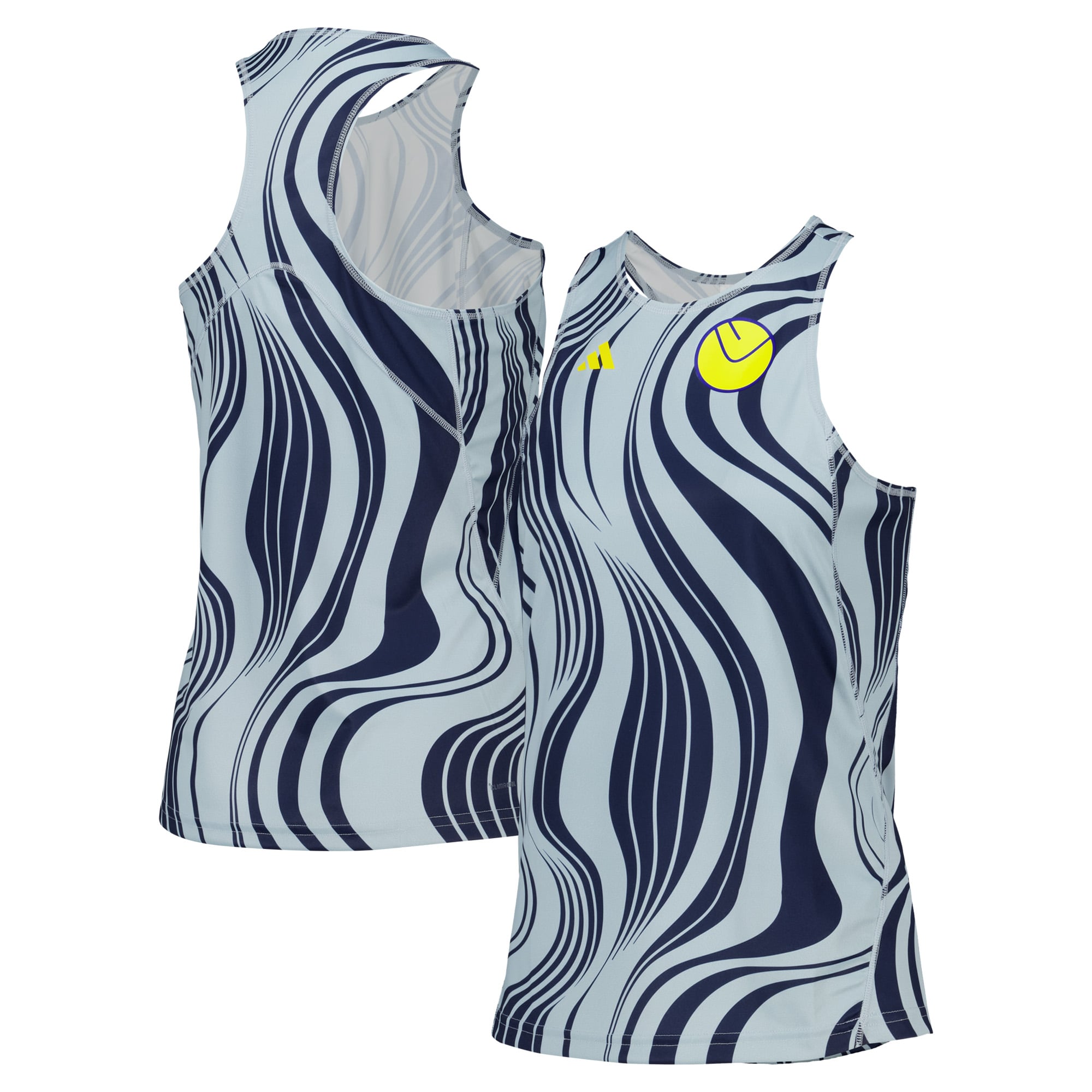 Leeds United adidas Padel Tank - Blue - Womens