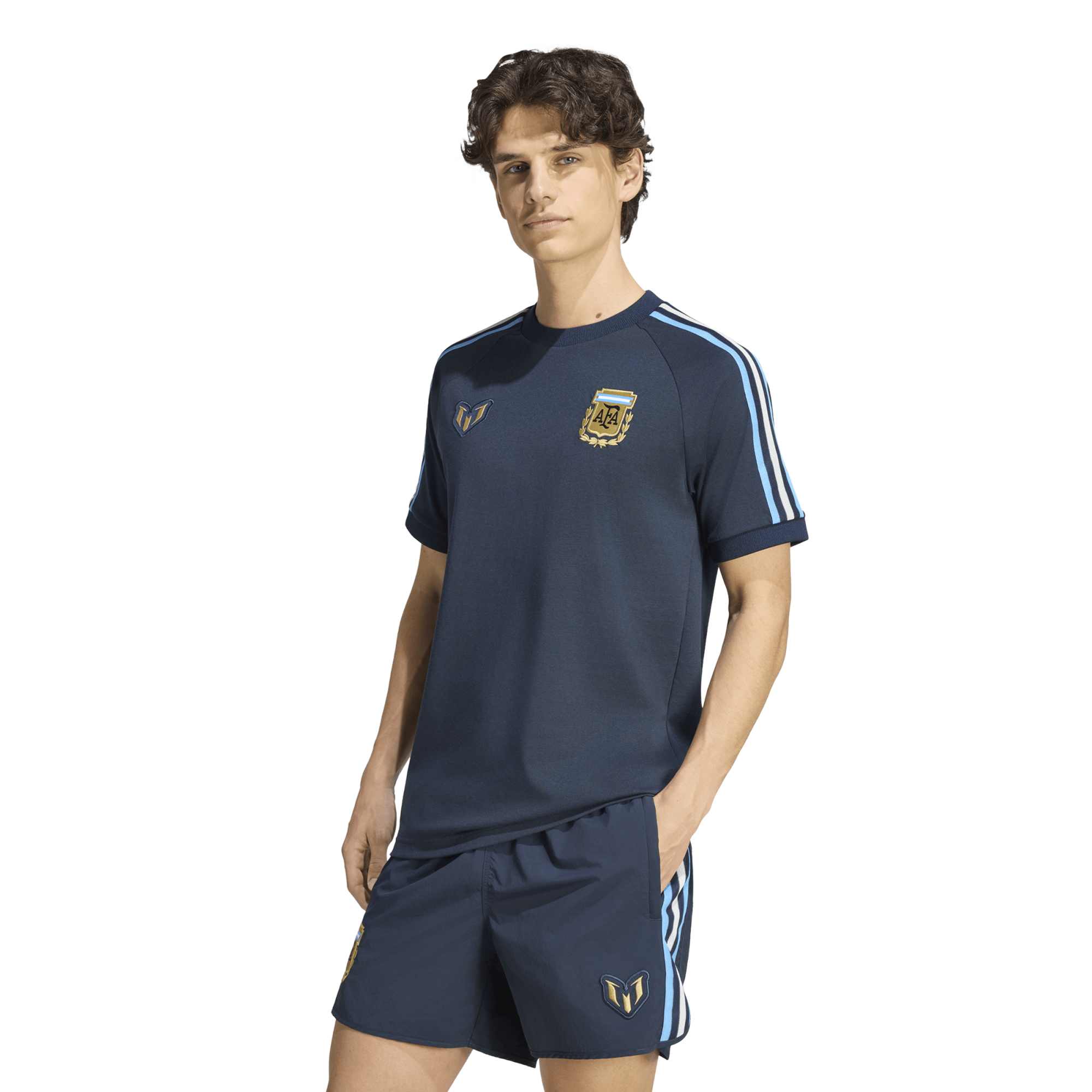 Argentina adidas Messi T-Shirt - Navy, , rebel_hi-res