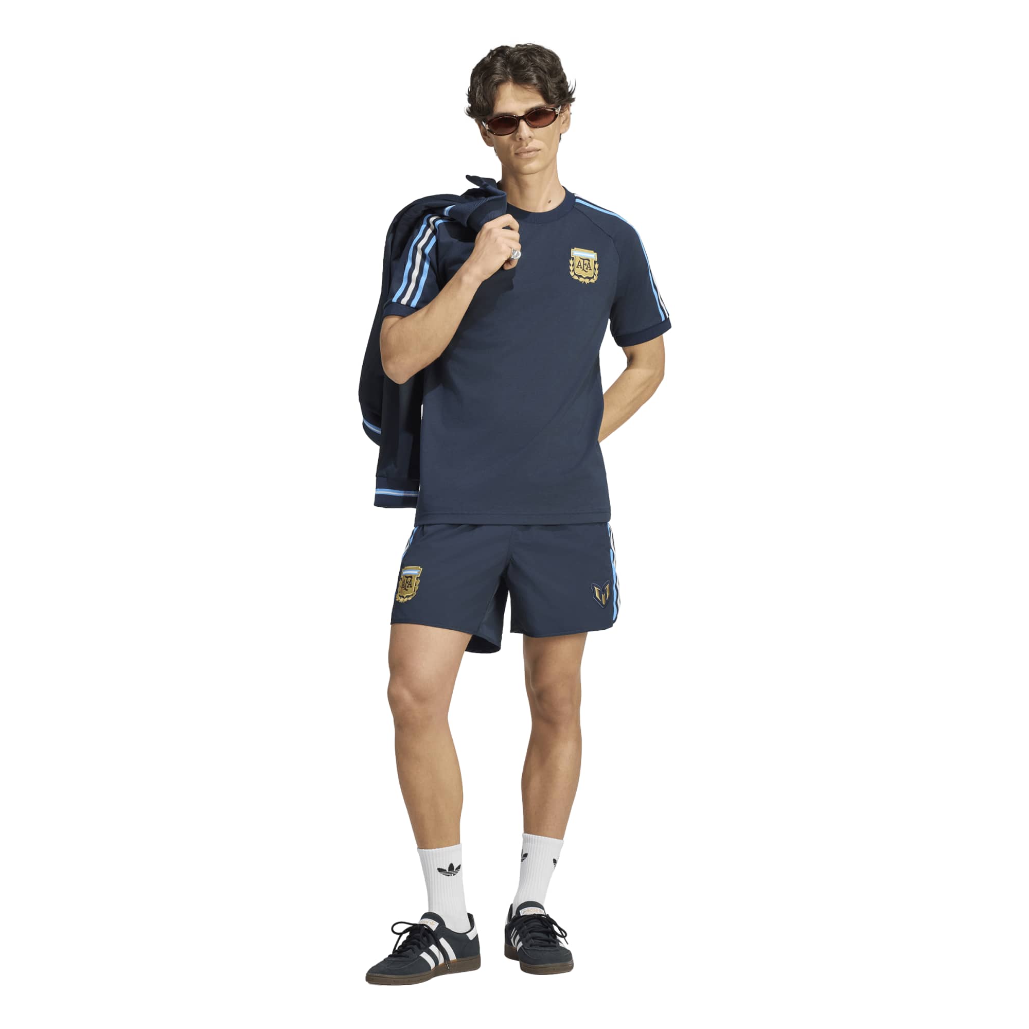 Argentina adidas Messi T-Shirt - Navy, , rebel_hi-res