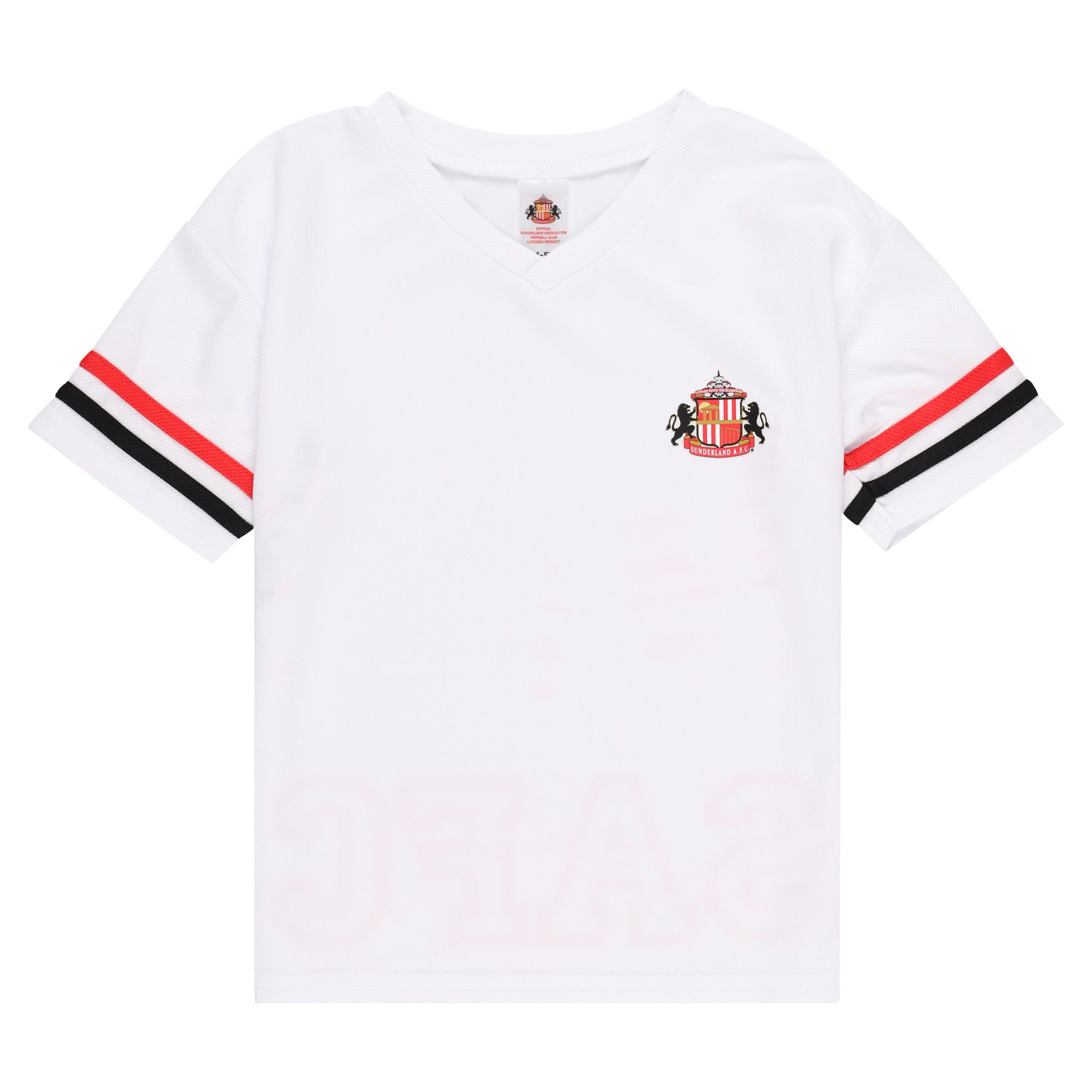 Sunderland Mesh T-Shirt & Short Set - White/Red - Infant, , rebel_hi-res