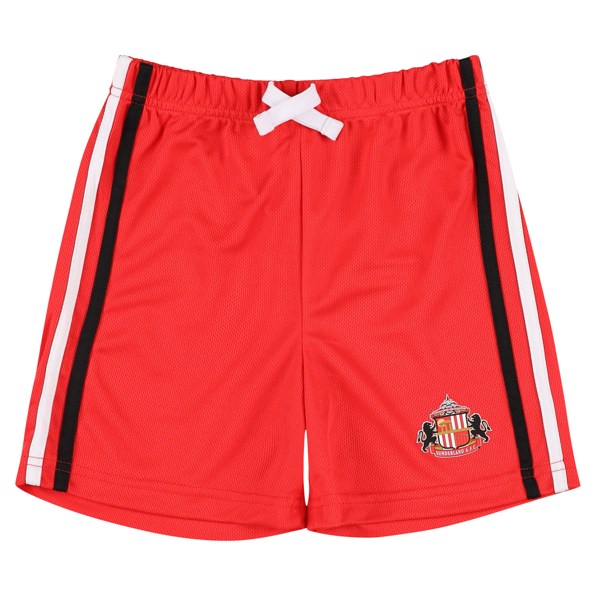 Sunderland Mesh T-Shirt & Short Set - White/Red - Infant, , rebel_hi-res