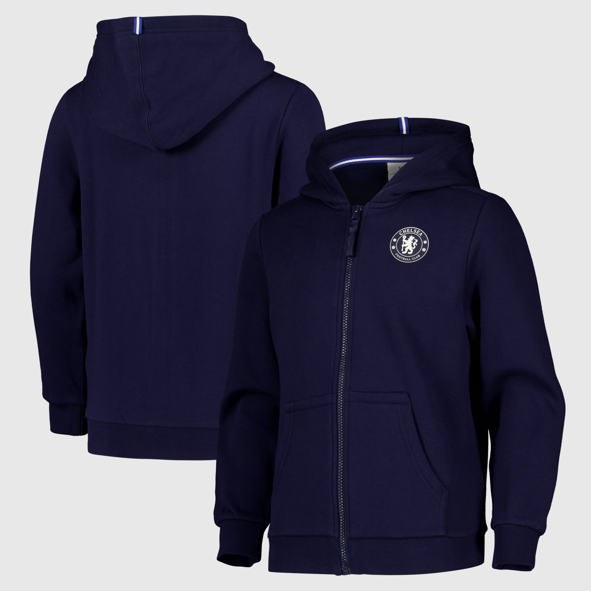 Chelsea Classics Core Full Zip Hoodie - Navy - Kids, , rebel_hi-res
