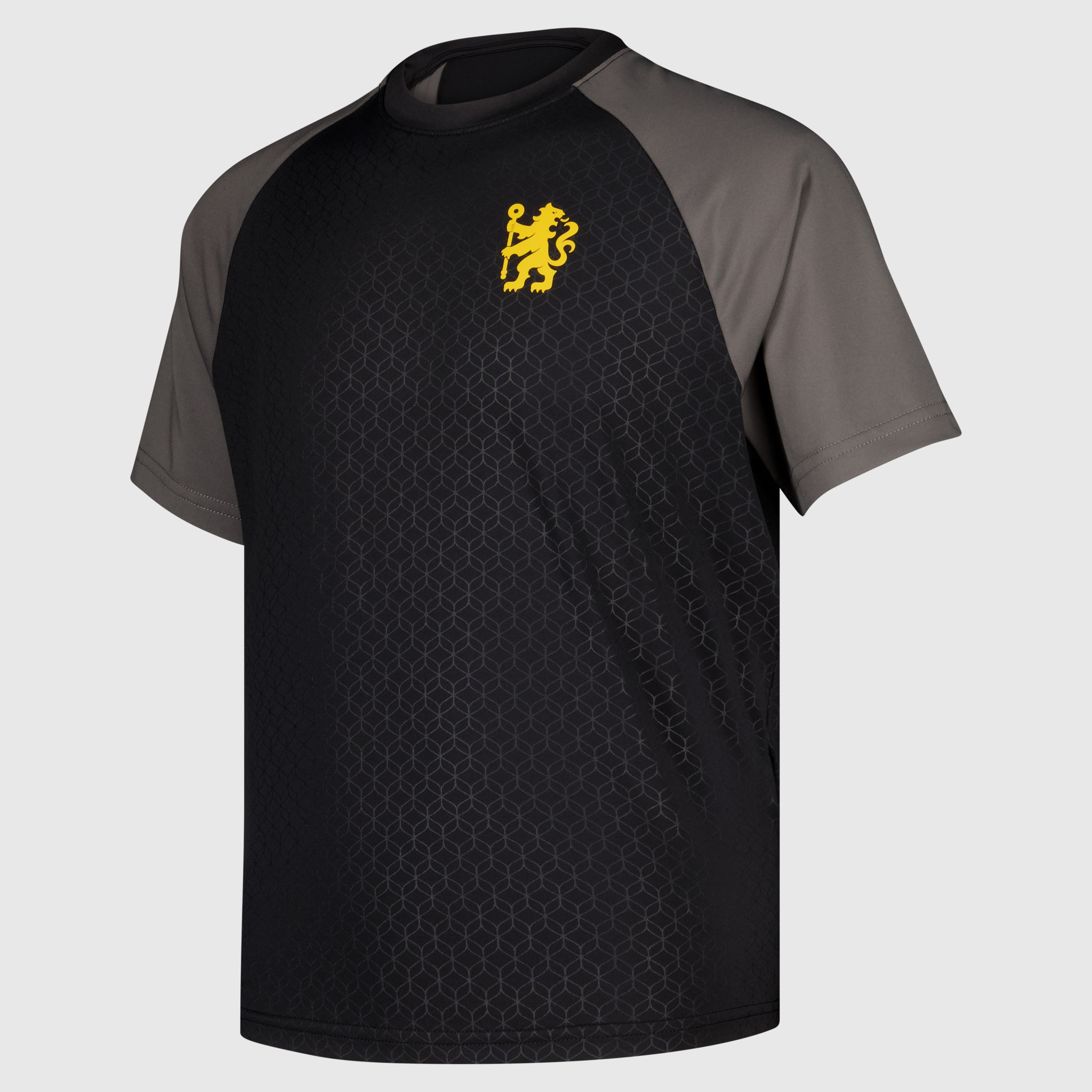 Chelsea Motion Embossed Raglan T-Shirt - Black/Grey - Kids, , rebel_hi-res