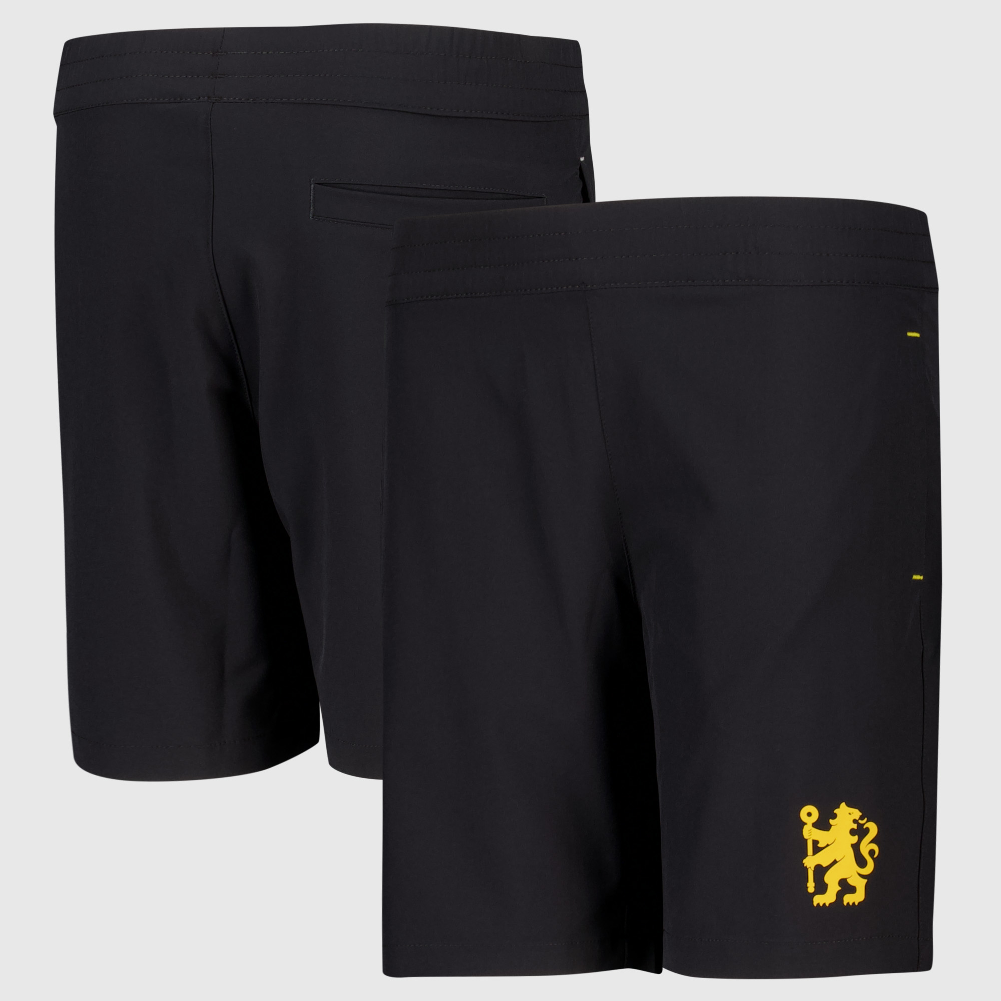 Chelsea Motion Woven Short - Black/Gold - Kids, , rebel_hi-res