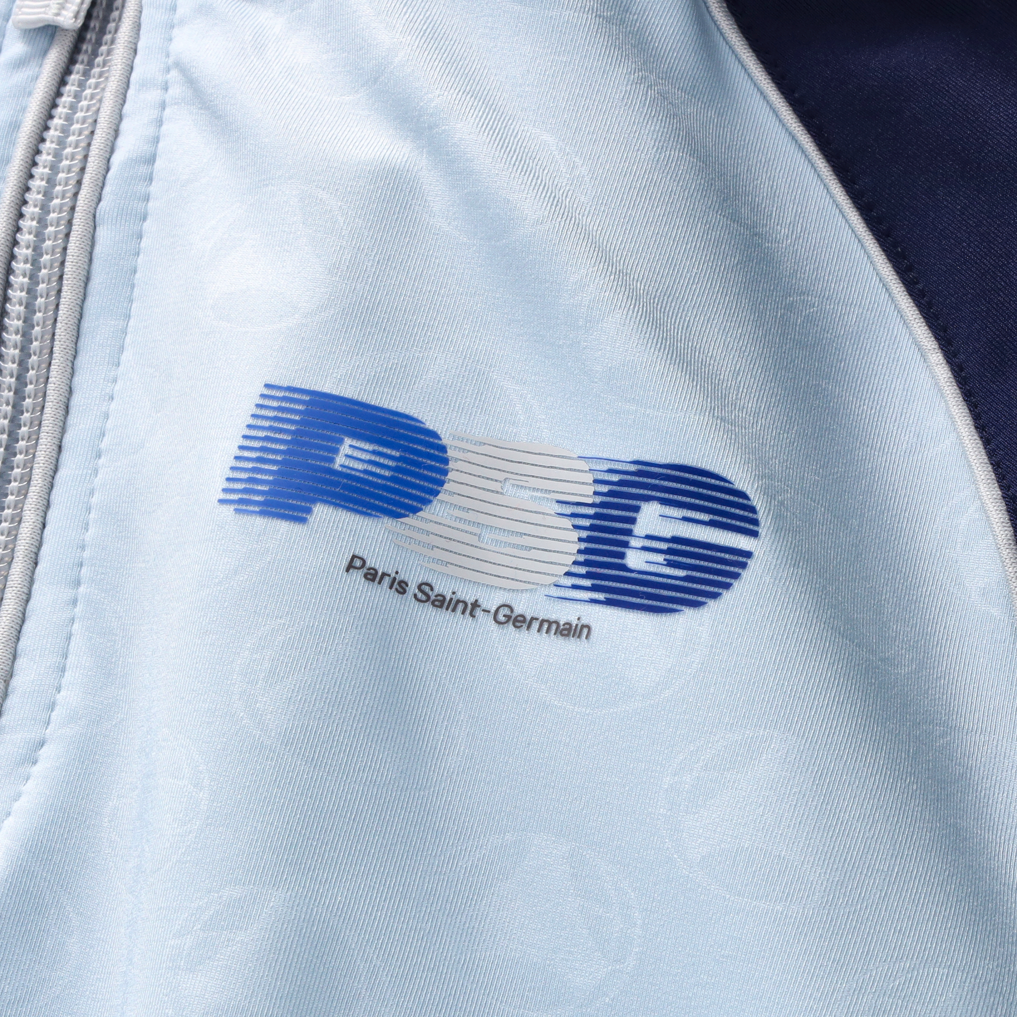 Paris Saint-Germain Motion 1/4 Zip Raglan Top - Sky - Kids, , rebel_hi-res