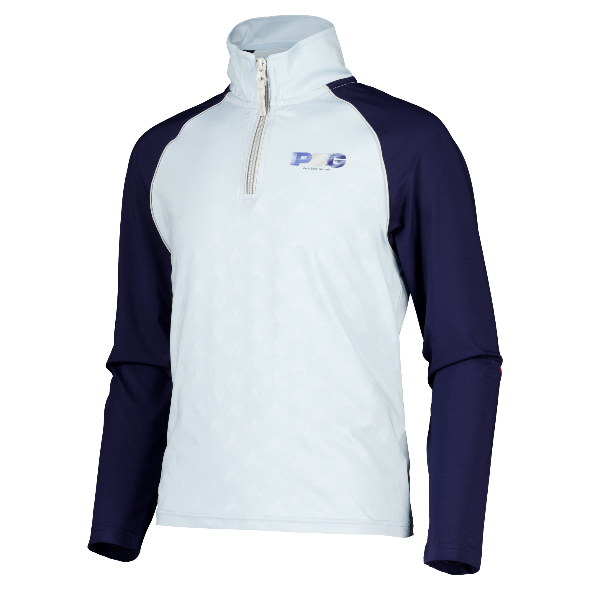 Paris Saint-Germain Motion 1/4 Zip Raglan Top - Sky - Kids, , rebel_hi-res