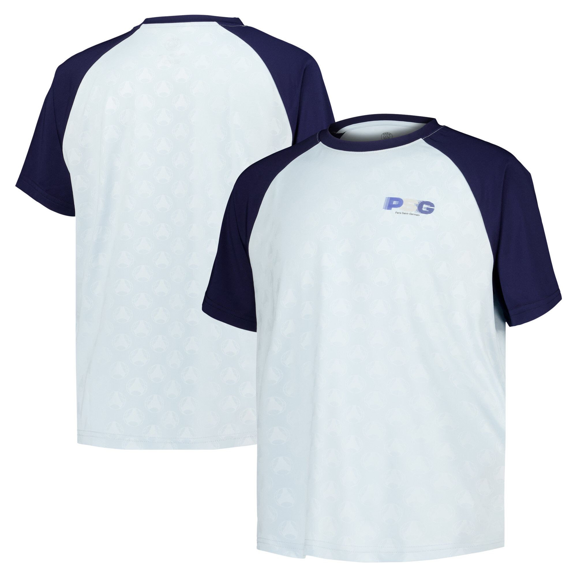 Paris Saint-Germain Motion Embossed Raglan T-Shirt - Sky - Kids, , rebel_hi-res