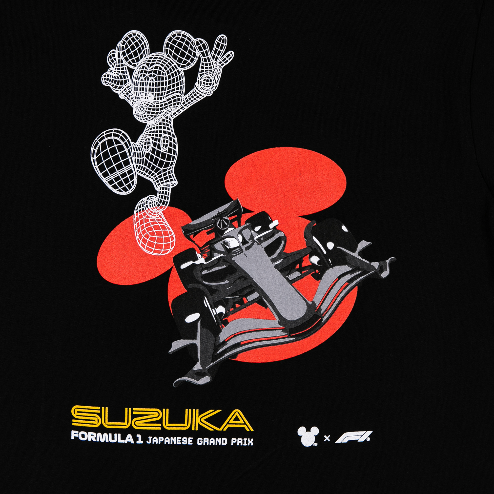 Formula 1 X Disney Special Edition Japan GP T-Shirt - Black - Unisex, , rebel_hi-res